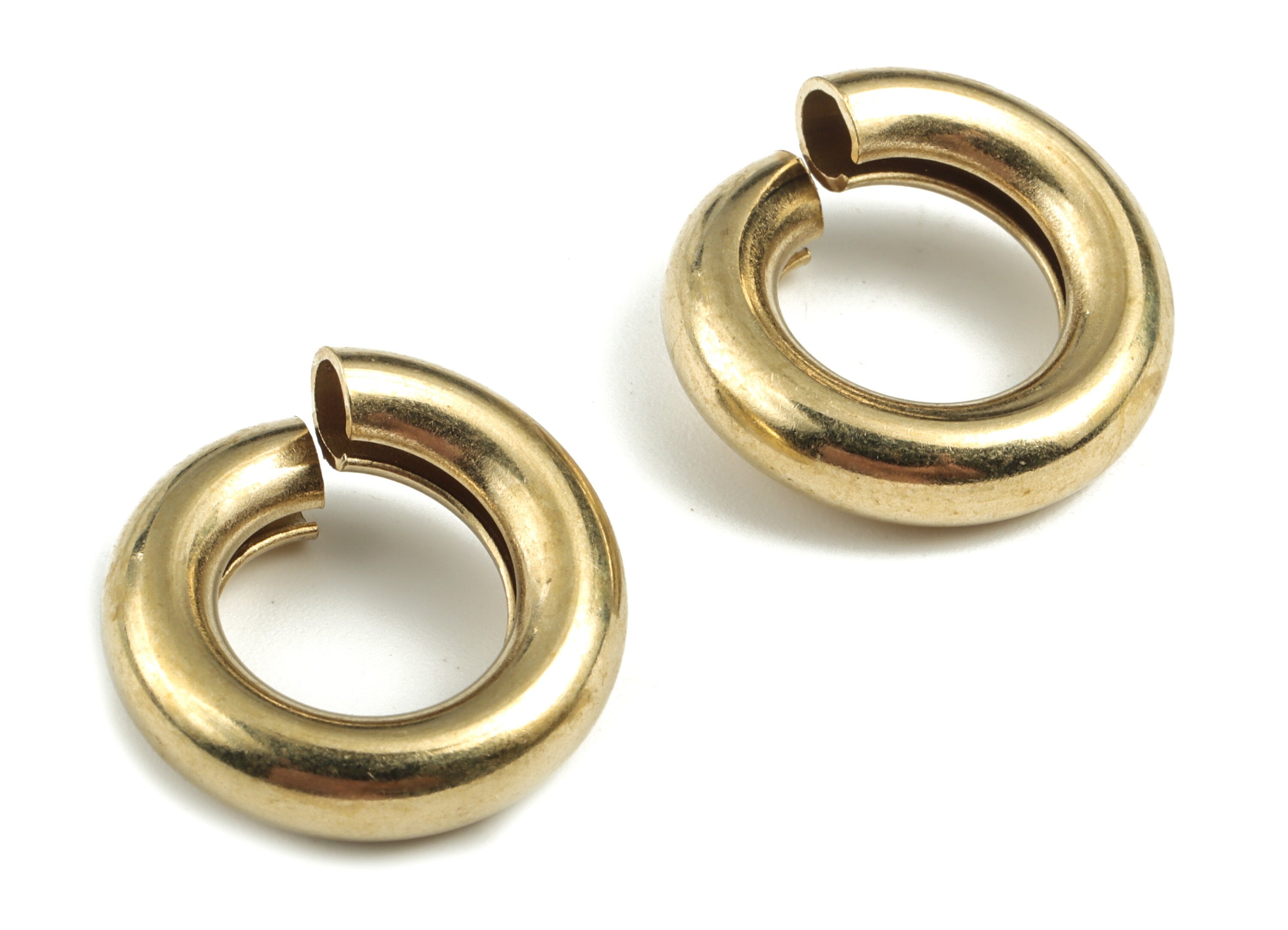 Brass 5x20 Jump Rings - Brass Open Jump Rings - Raw Brass Jump Ring Findings - Jewelry Supplies - 20.32x20.32x5.13mm - PP3655 - DOMEDBAZAAR