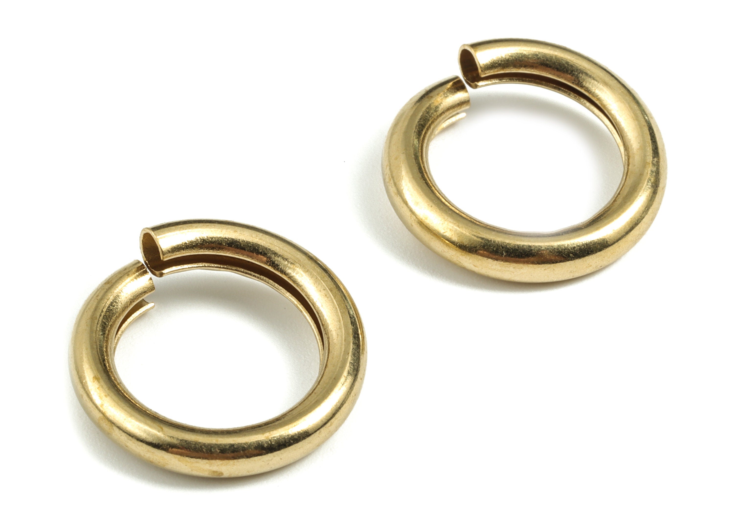 Brass 3.8X20 Jump Rings - Brass Open Jump Rings - Raw Brass Jump Ring Findings - Jewelry Supplies - 20.14x20.14x3.71mm - PP3649 - DOMEDBAZAAR