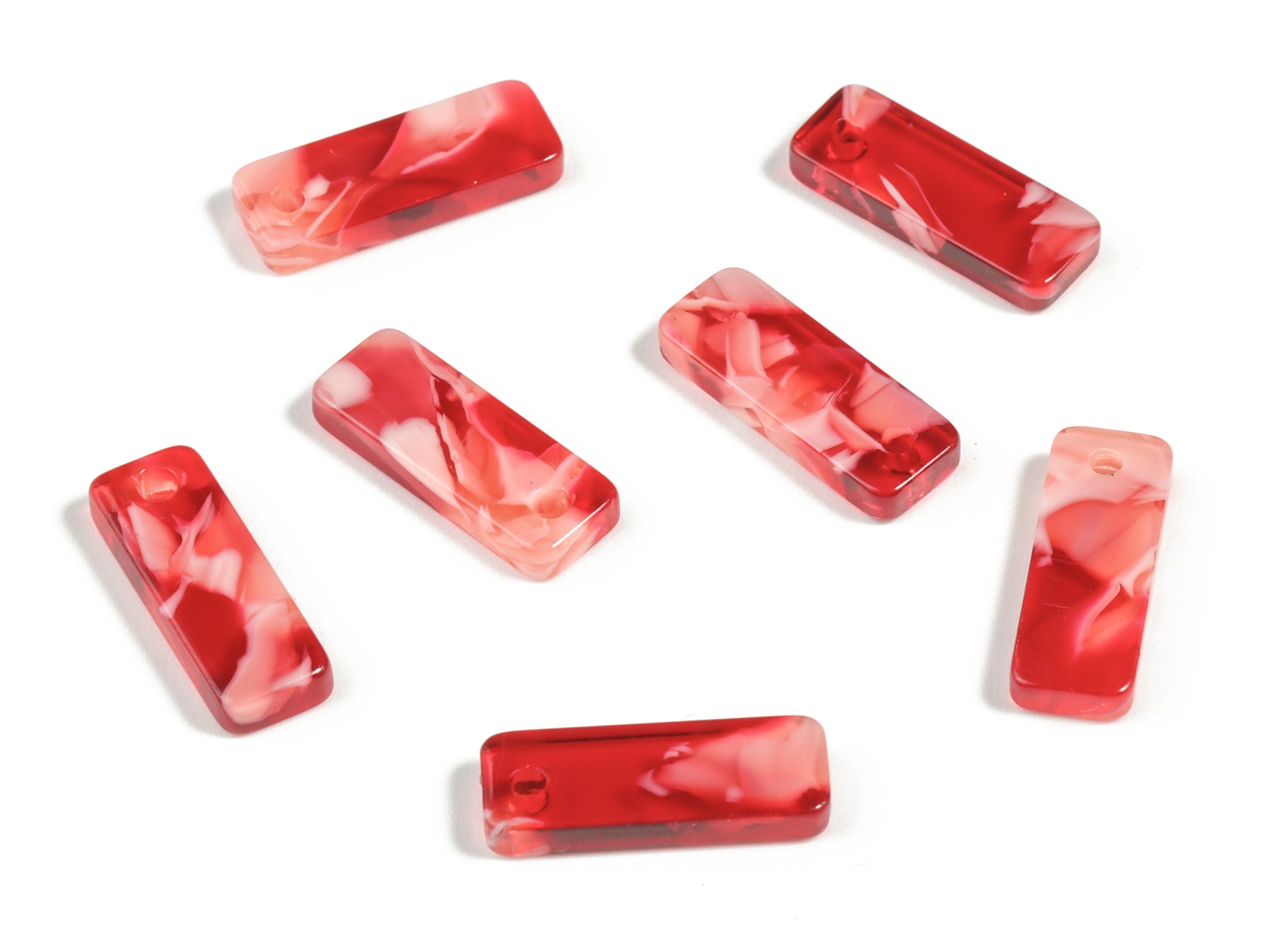 Acetate Rectangle Earring Charms - Rectangle Pendant - Earring Finding - Jewelry Supplies - Color Code:A29 - 16.86x6.16x2.6mm - AC2188-A29 - DOMEDBAZAAR