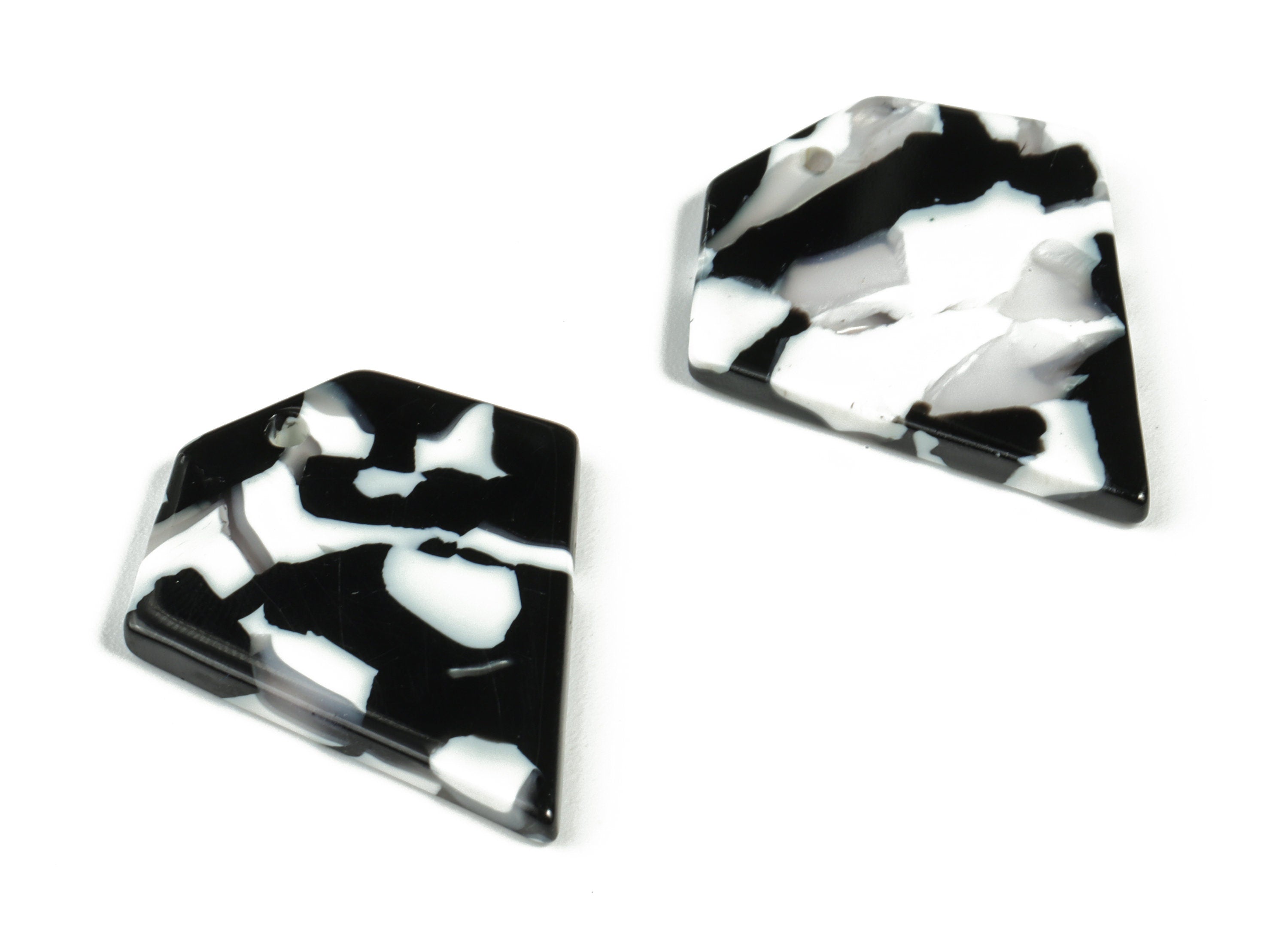 Acetate Diamond Earring Charms - Diamond Pendant - Earring Finding - Jewelry Supplies - Color Code:A17 - 29.63x24.63x2.49mm - AC2179-A17 - DOMEDBAZAAR