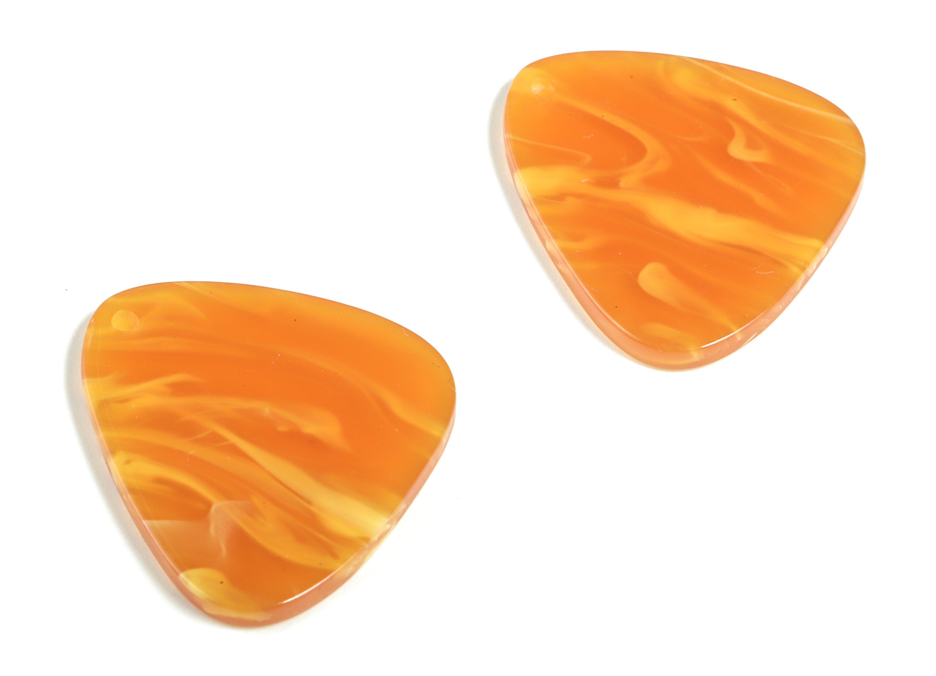 Acetate Geometric Earring Charm - Geometric Pendant - Earring Findings - Jewelry Supplies - Color Code: A563 - 27.35x26x1.6mm - AC1259-A563 - DOMEDBAZAAR