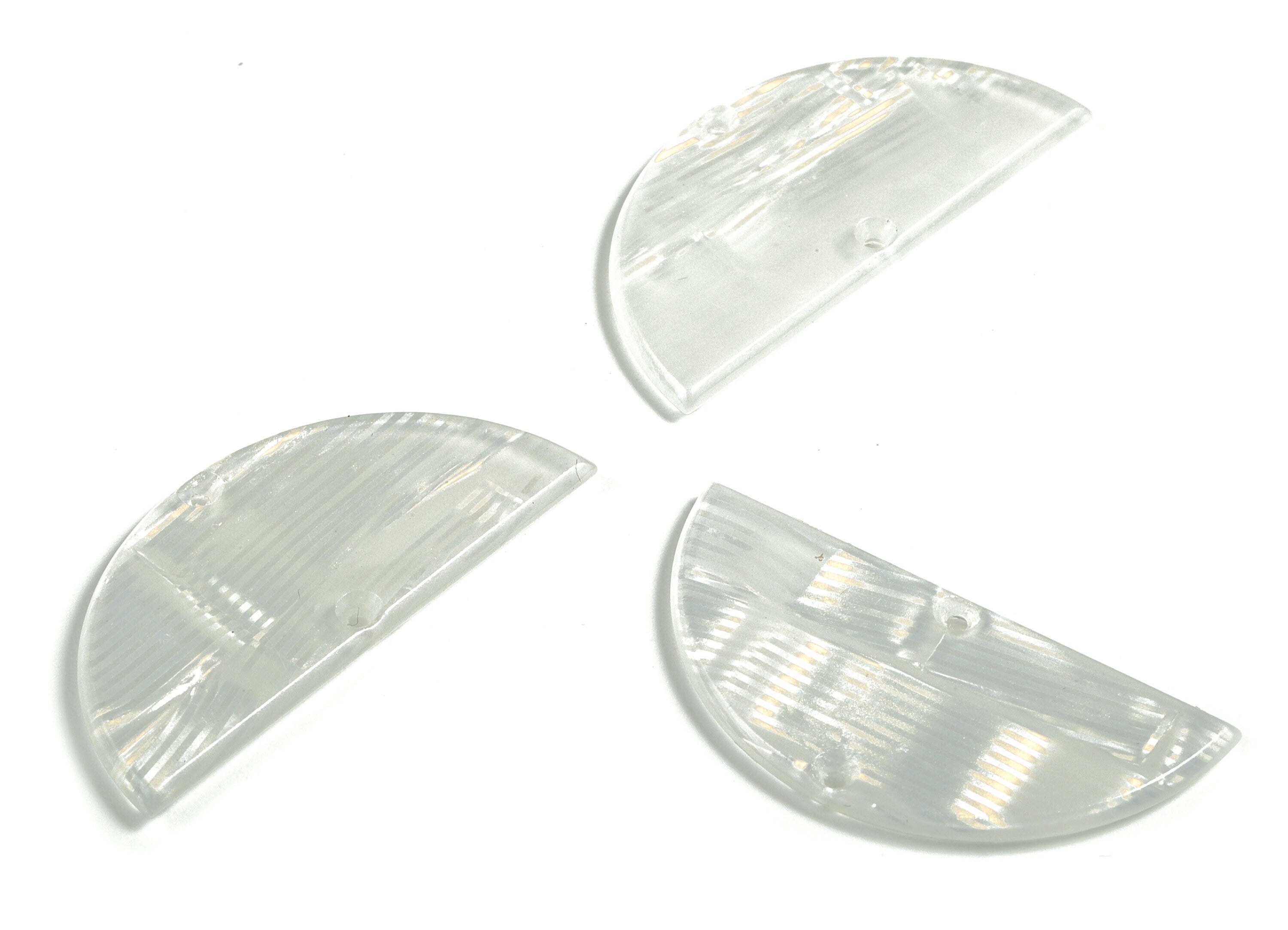 Acetate Semicircle Connectors - 2 Holes - Half Moon Earrings - Earring Findings - Color Code:A514 - 37.2x18.55x2.4mm - AC1794-A514 - DOMEDBAZAAR
