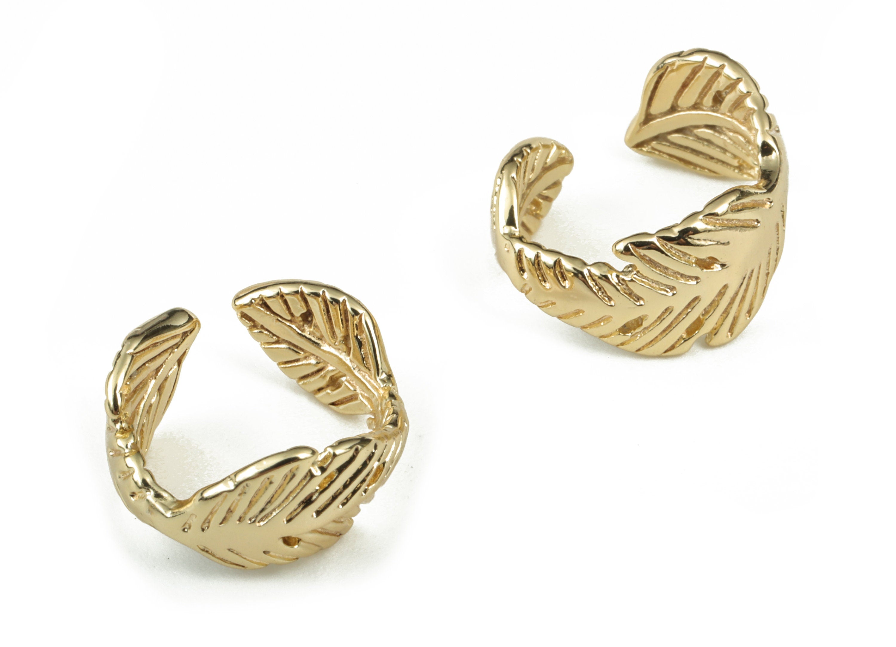 Ear Cuff No Piercing - Earring Cuff - Ear Cuff Earrings - Fake Ear Cuff - Fake Piercing – Jewelry Supplies - 12.27x12.11x1.56mm - RGP2897 - DOMEDBAZAAR
