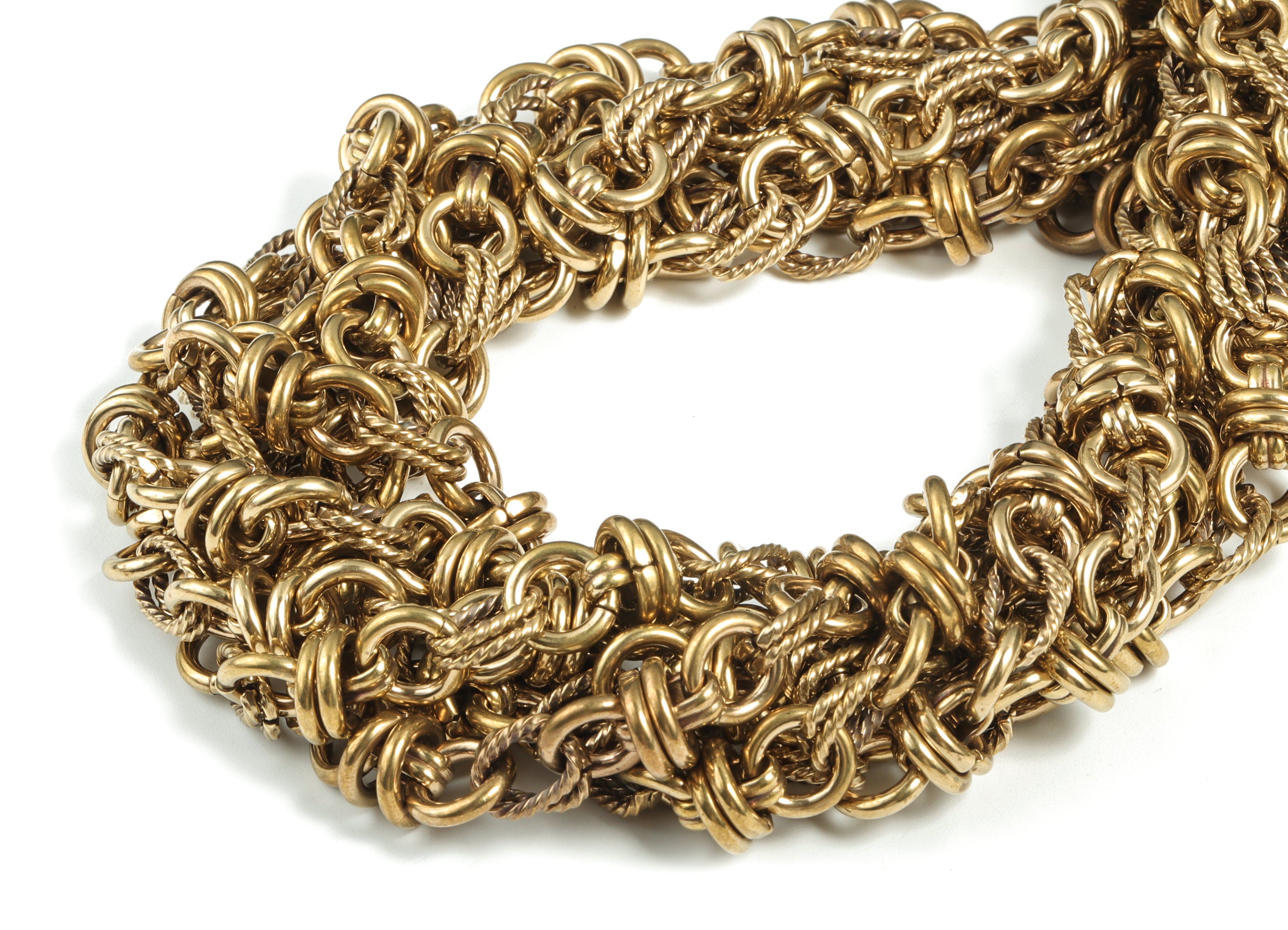 Raw Brass Textured Oval Cable Chain - Round Link Cable Chain - Openlink Cable Chain For Necklaces And Bracelets- 0.37&quot;x0.37&quot;x0.08&quot; -CC1178 - DOMEDBAZAAR