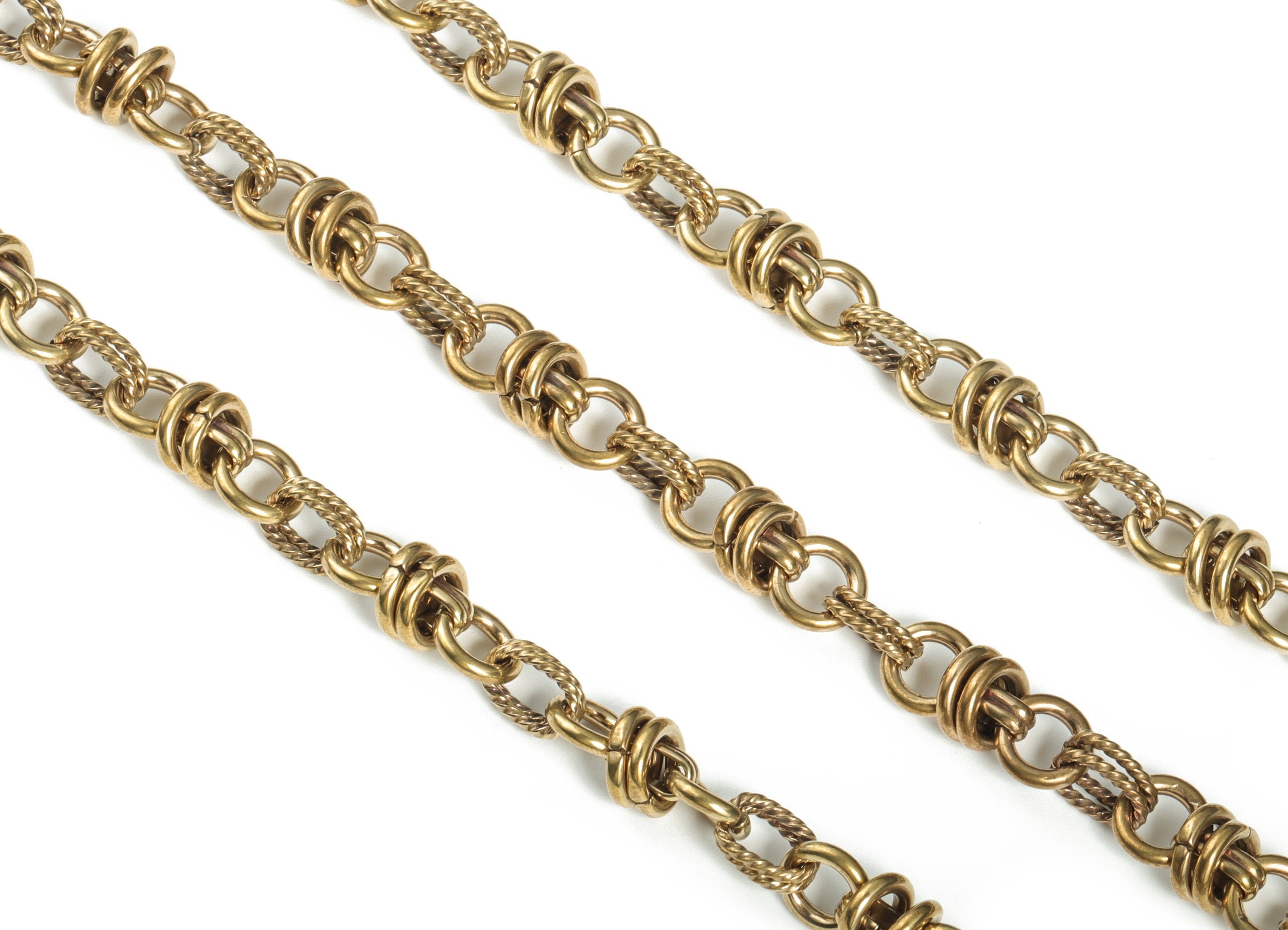 Raw Brass Textured Oval Cable Chain - Round Link Cable Chain - Openlink Cable Chain For Necklaces And Bracelets- 0.37&quot;x0.37&quot;x0.08&quot; -CC1178 - DOMEDBAZAAR