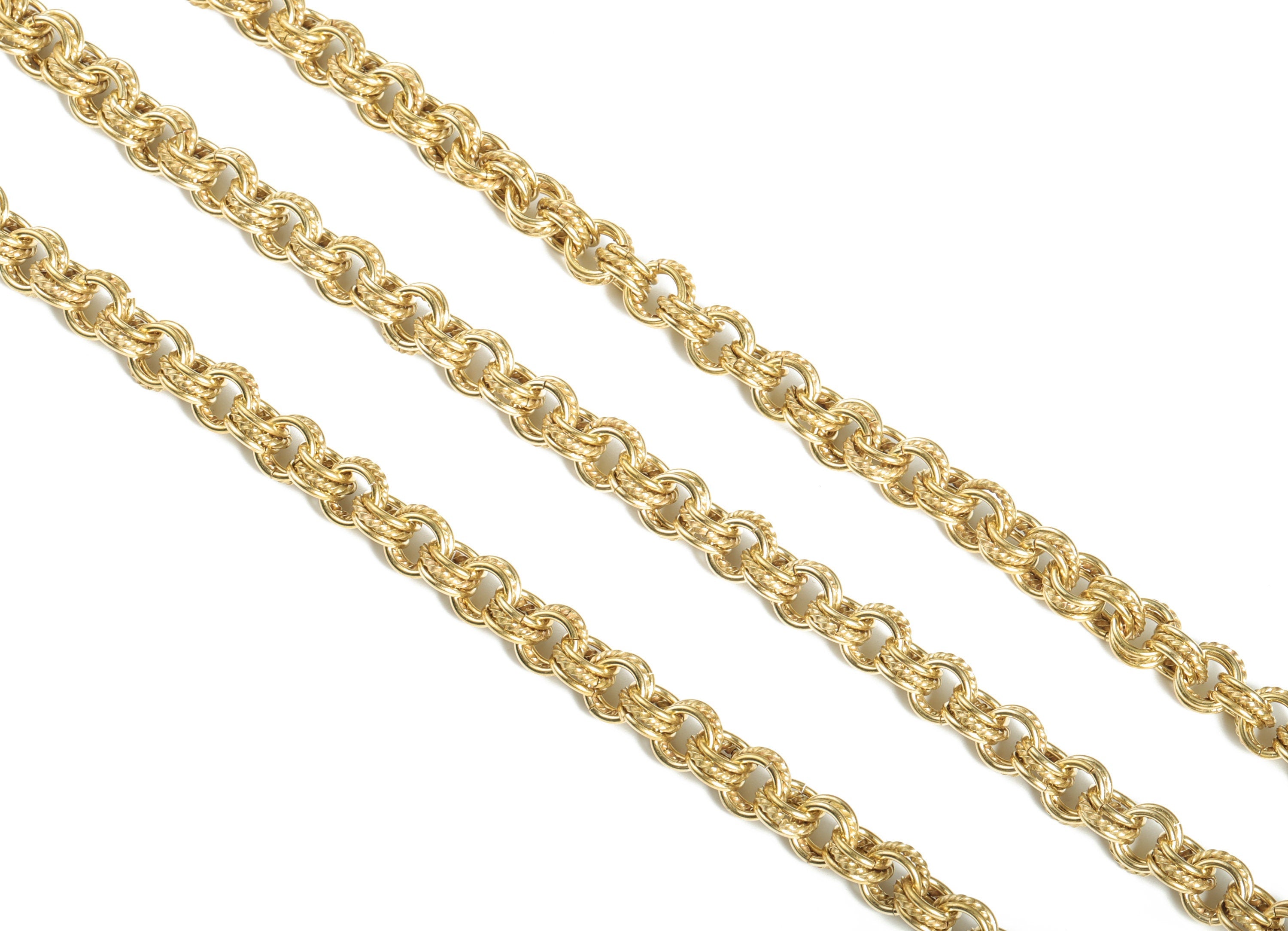 Oval Rolo Cable Chain - Raw Brass Textured Oval Cable Chain - Openlink Round Chain - For Necklace Bracelet 0.36&quot;x0.36&quot;x0.15&quot; CC1185 - DOMEDBAZAAR