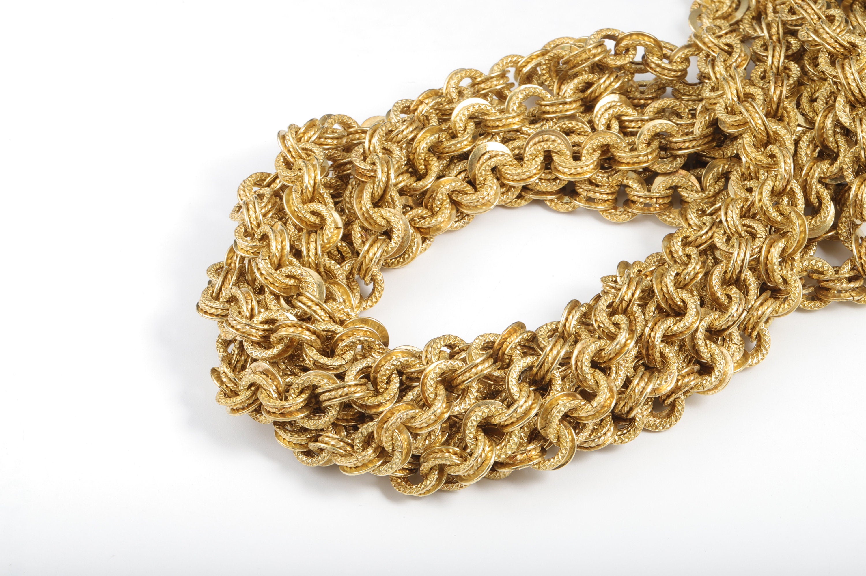 Round Rolo Cable Chain - Raw Brass Textured Faceted Cable Chain -  Openlink Round Chain - For Necklace Bracelet 0.45&quot;x0.45&quot;x0.14&quot; CC1193 - DOMEDBAZAAR