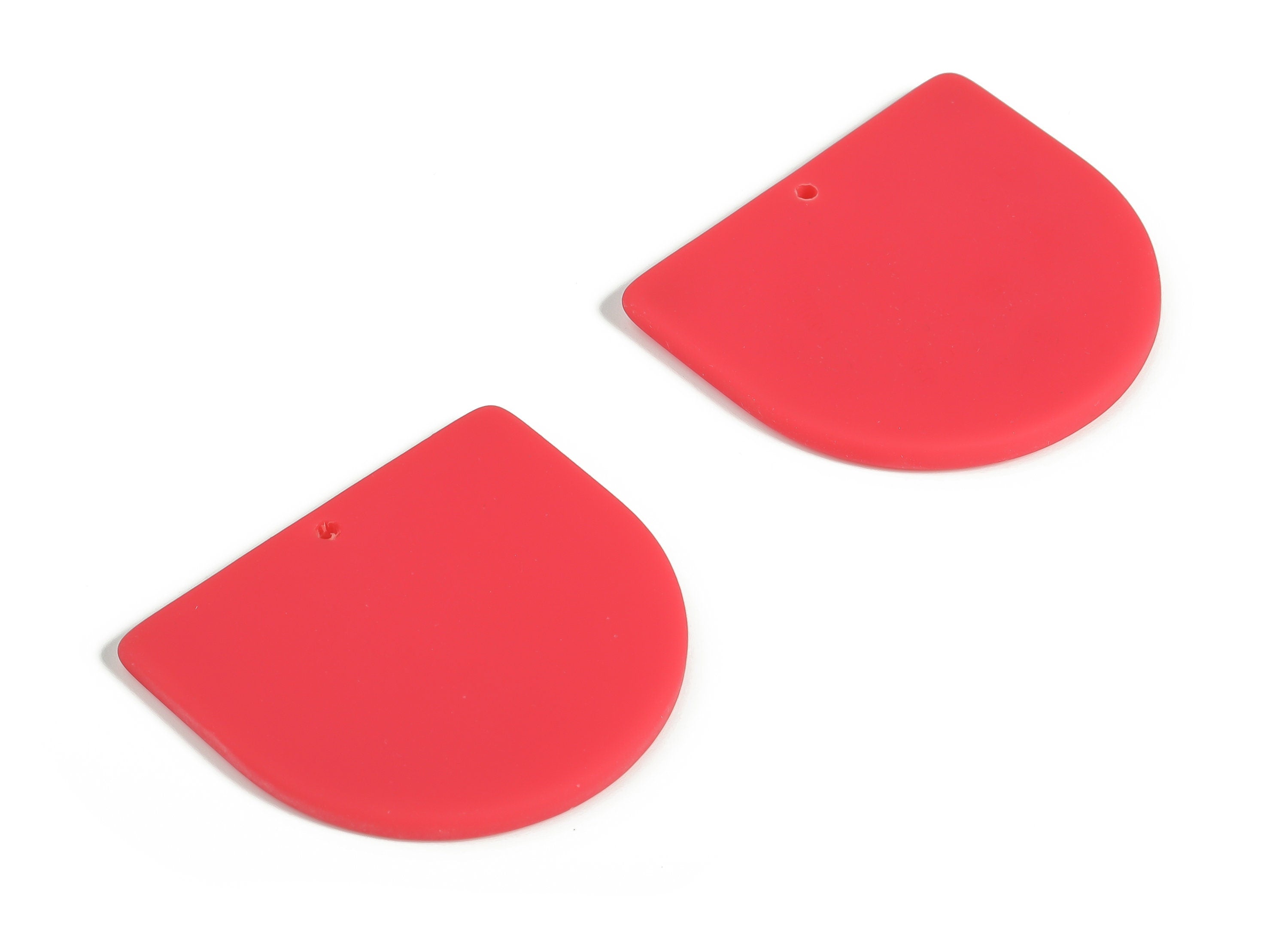 Acrylic D Earring Charms - Acrylic D Shape Pendant - Jewelry Supplies - Earring Finding - Color Code: A638 -32.93x29.26x2.71mm - AC1094-A638 - DOMEDBAZAAR
