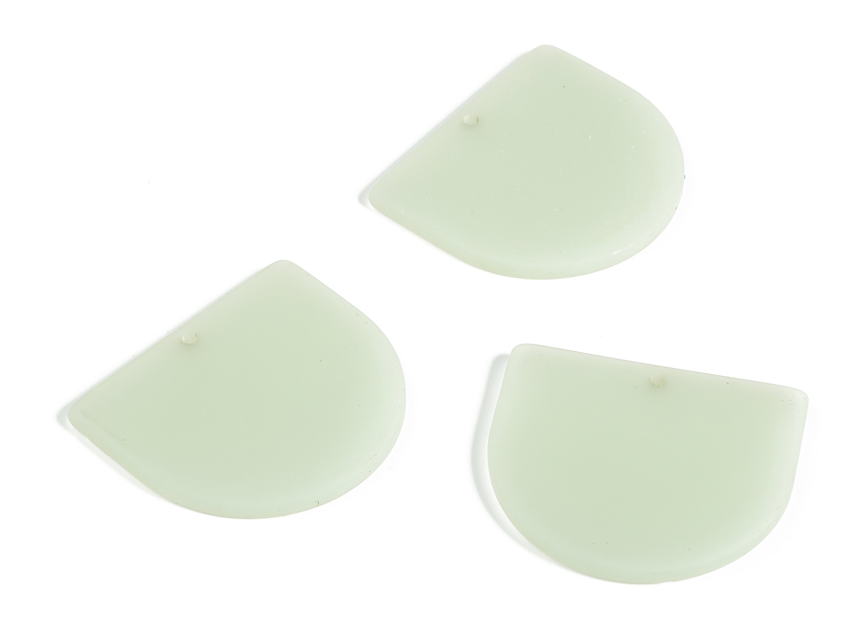 Acrylic D Earring Charms - Acrylic D Shape Pendant - Jewelry Supplies - Earring Finding - Color Code: A647 -32.83x29.71x2.72mm - AC1094-A647 - DOMEDBAZAAR