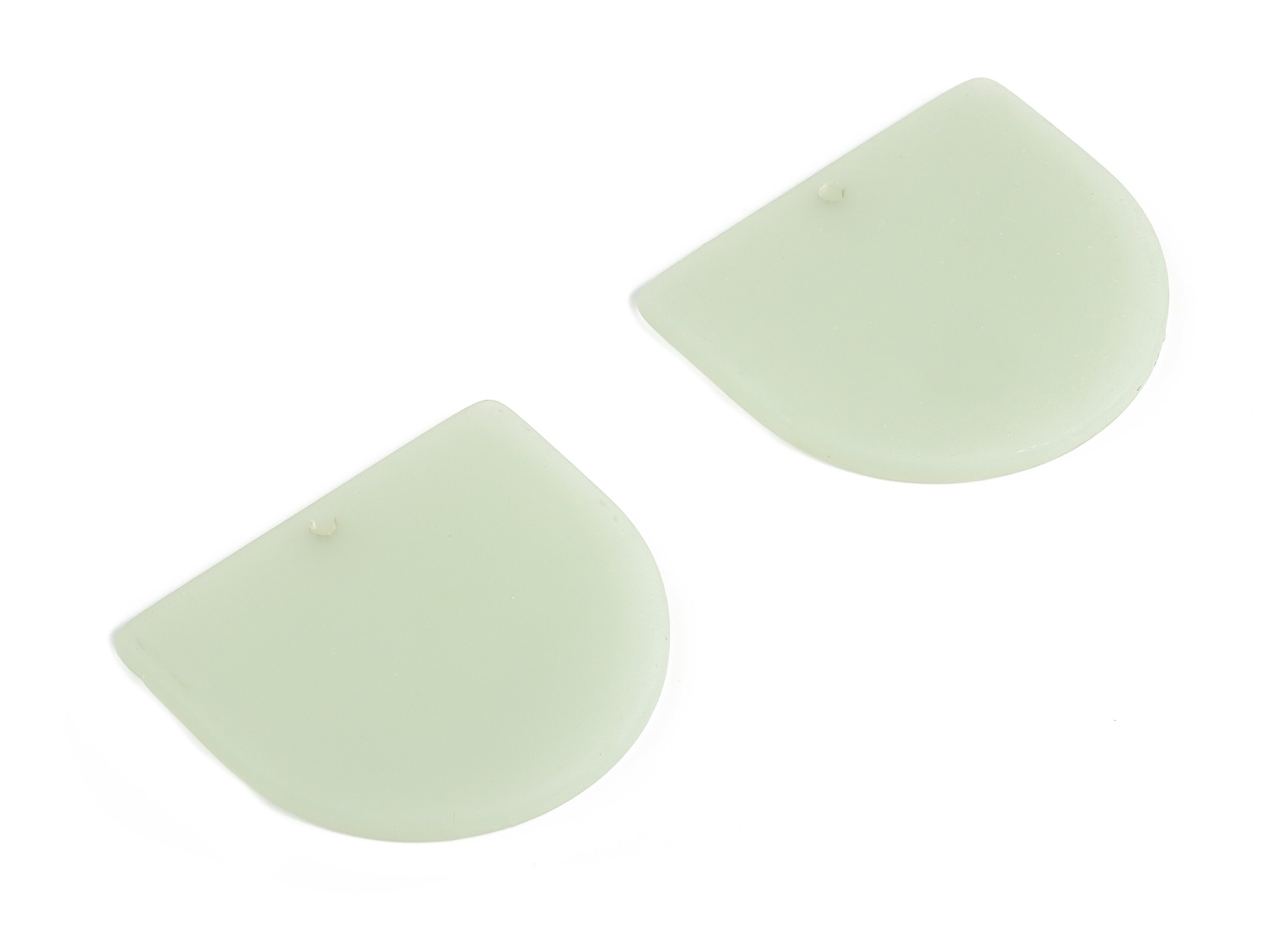 Acrylic D Earring Charms - Acrylic D Shape Pendant - Jewelry Supplies - Earring Finding - Color Code: A647 -32.83x29.71x2.72mm - AC1094-A647 - DOMEDBAZAAR