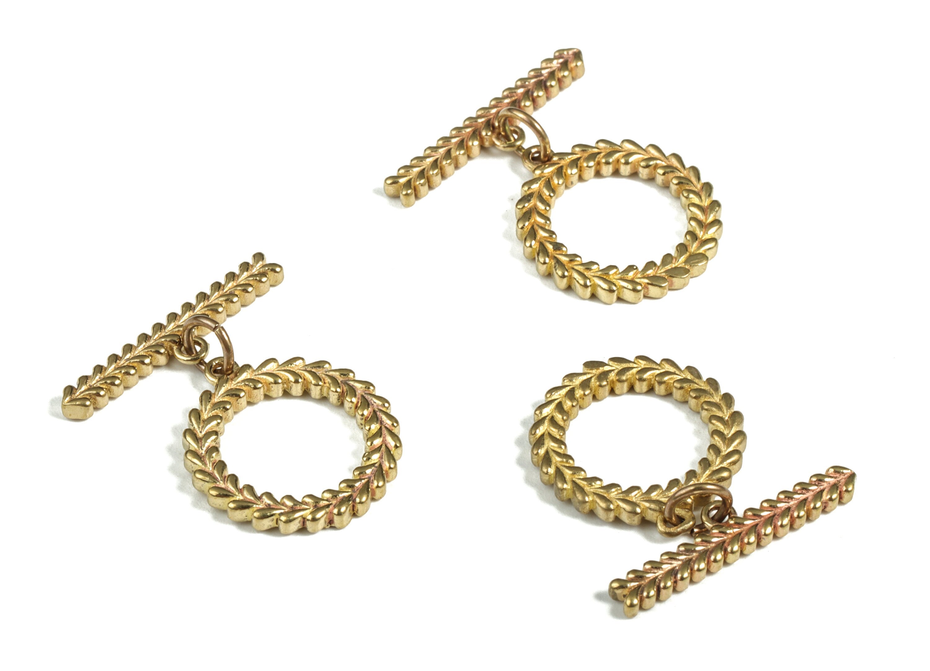 Brass Toggle and Bar Clasp Set - Raw Brass Modern Jewelry Clasp - DIY Jewelry Supplies – Bracelet Clasp - 25.48x20.68x1.91mm - PP4039 - DOMEDBAZAAR