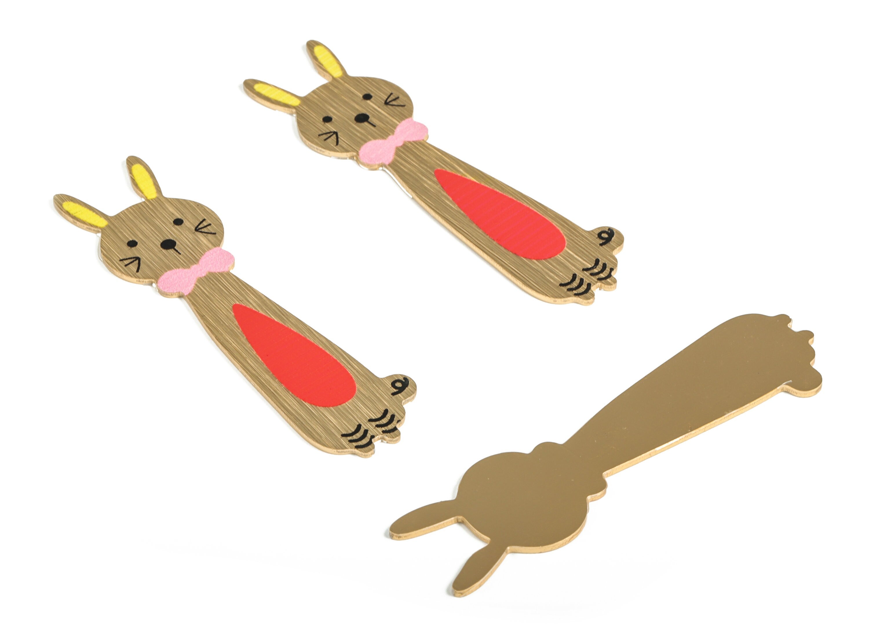 Aluminium Long Cat Hair Clip – Aluminium Long Cat for Hair Barrette - Gold Tone Plated - Jewelry Supplies - 70.89x18.73x1.18mm - AA1150 - DOMEDBAZAAR