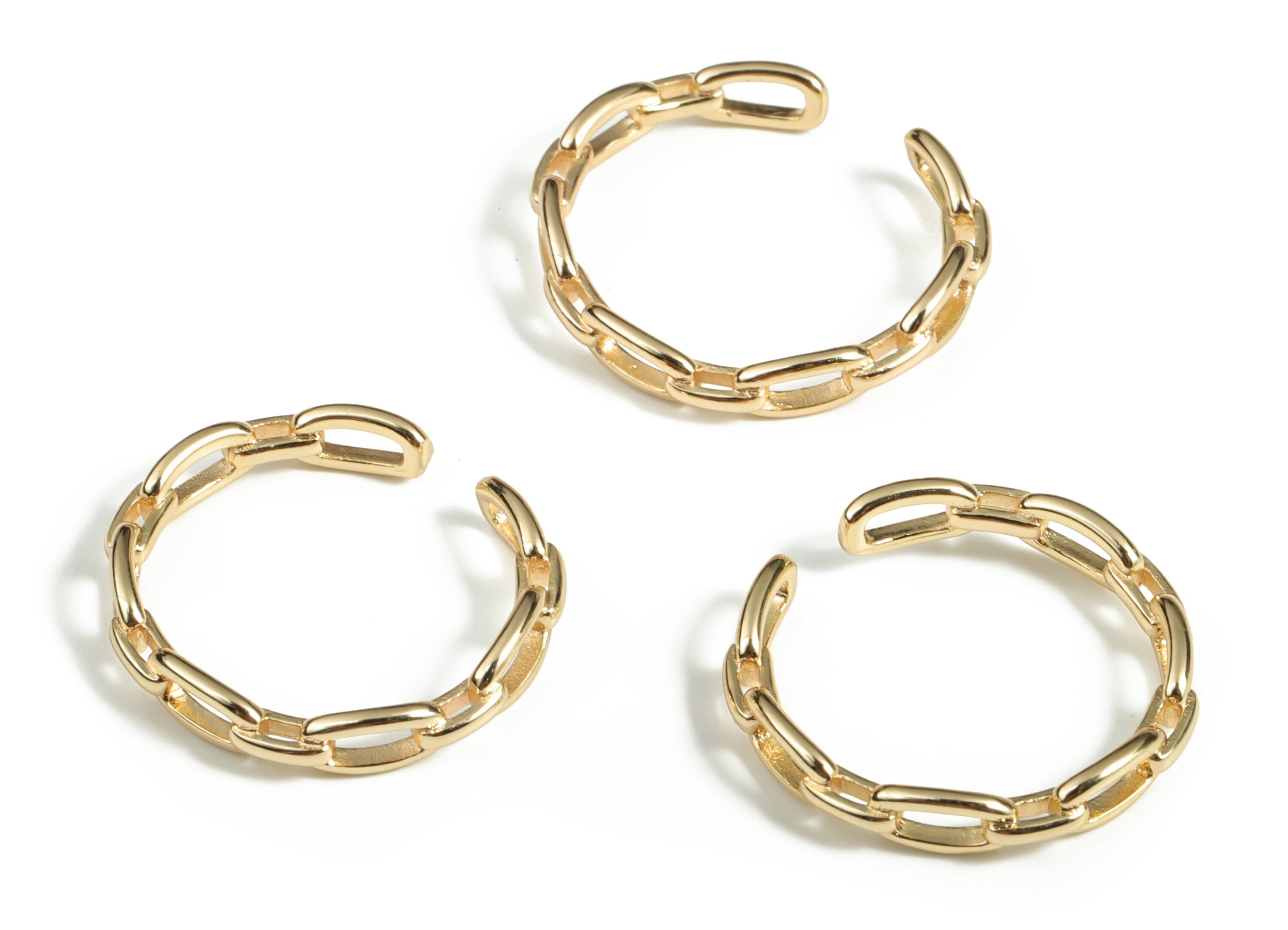 Gold Ear Cuff – Ear Cuff No Piercing – Non Pierced Earrings – Fake Helix Piercing - 18K Real Gold Plated Brass - 22.77×20.95×2.41mm- RGP3033 - DOMEDBAZAAR