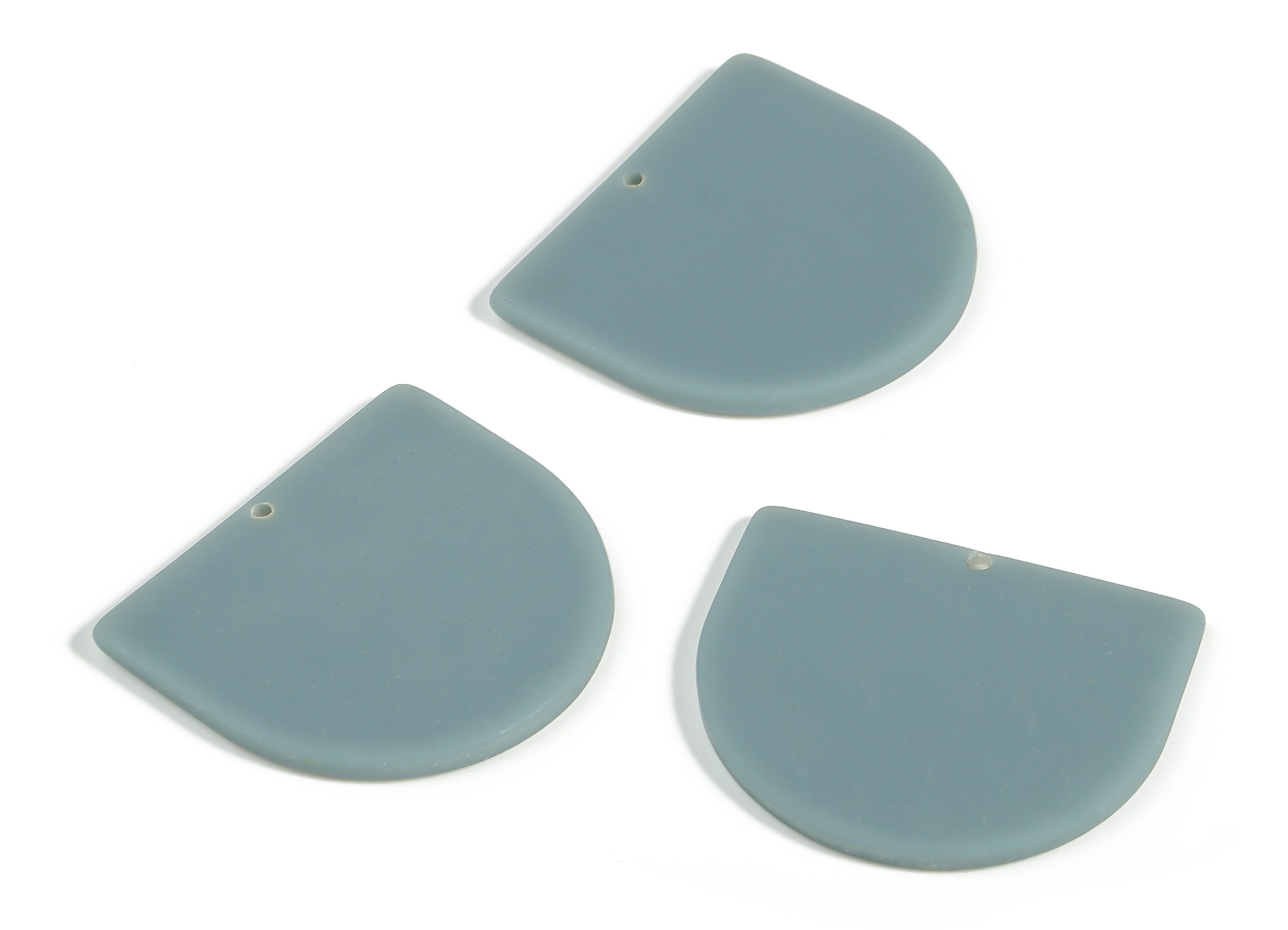 Acrylic D Earring Charms - Acrylic D Shape Pendant - Jewelry Supplies - Earring Finding - Color Code: A649 -32.99x29.22x2.67mm - AC1094-A649 - DOMEDBAZAAR
