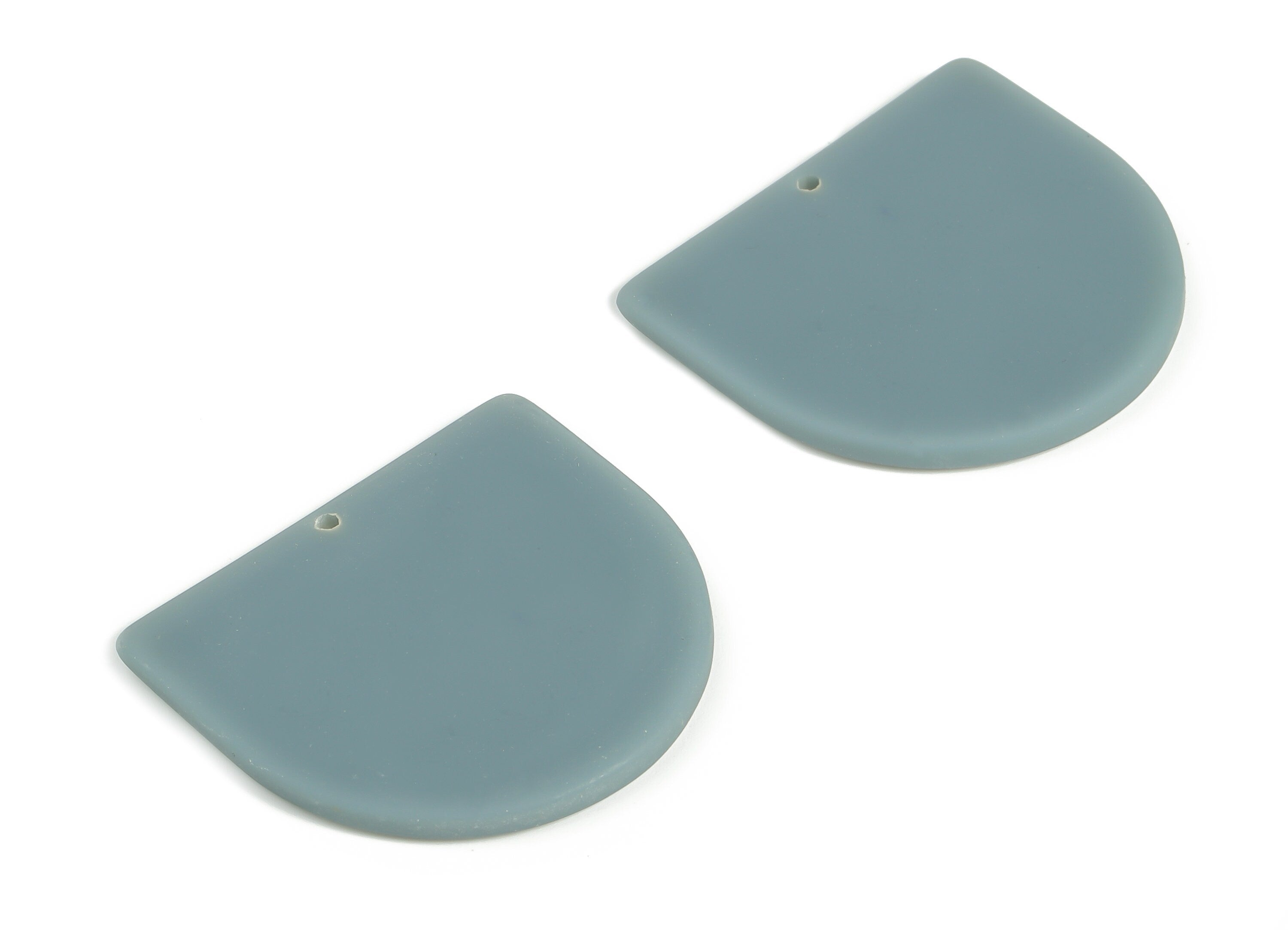 Acrylic D Earring Charms - Acrylic D Shape Pendant - Jewelry Supplies - Earring Finding - Color Code: A649 -32.99x29.22x2.67mm - AC1094-A649 - DOMEDBAZAAR