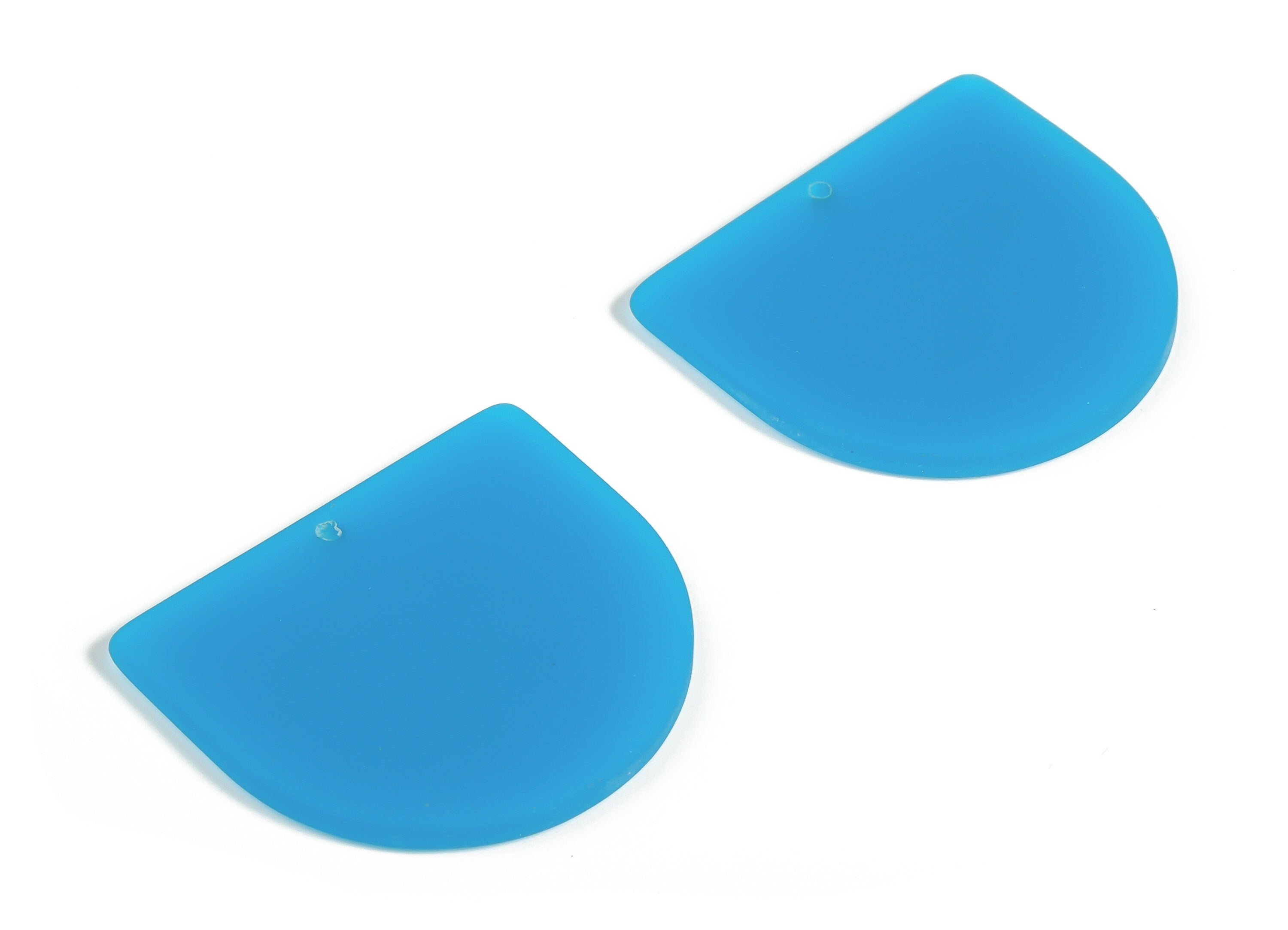 Acrylic D Earring Charms - Acrylic D Shape Pendant - Jewelry Supplies - Earring Finding - Color Code: A640 -33.12x29.25x2.73mm - AC1094-A640 - DOMEDBAZAAR