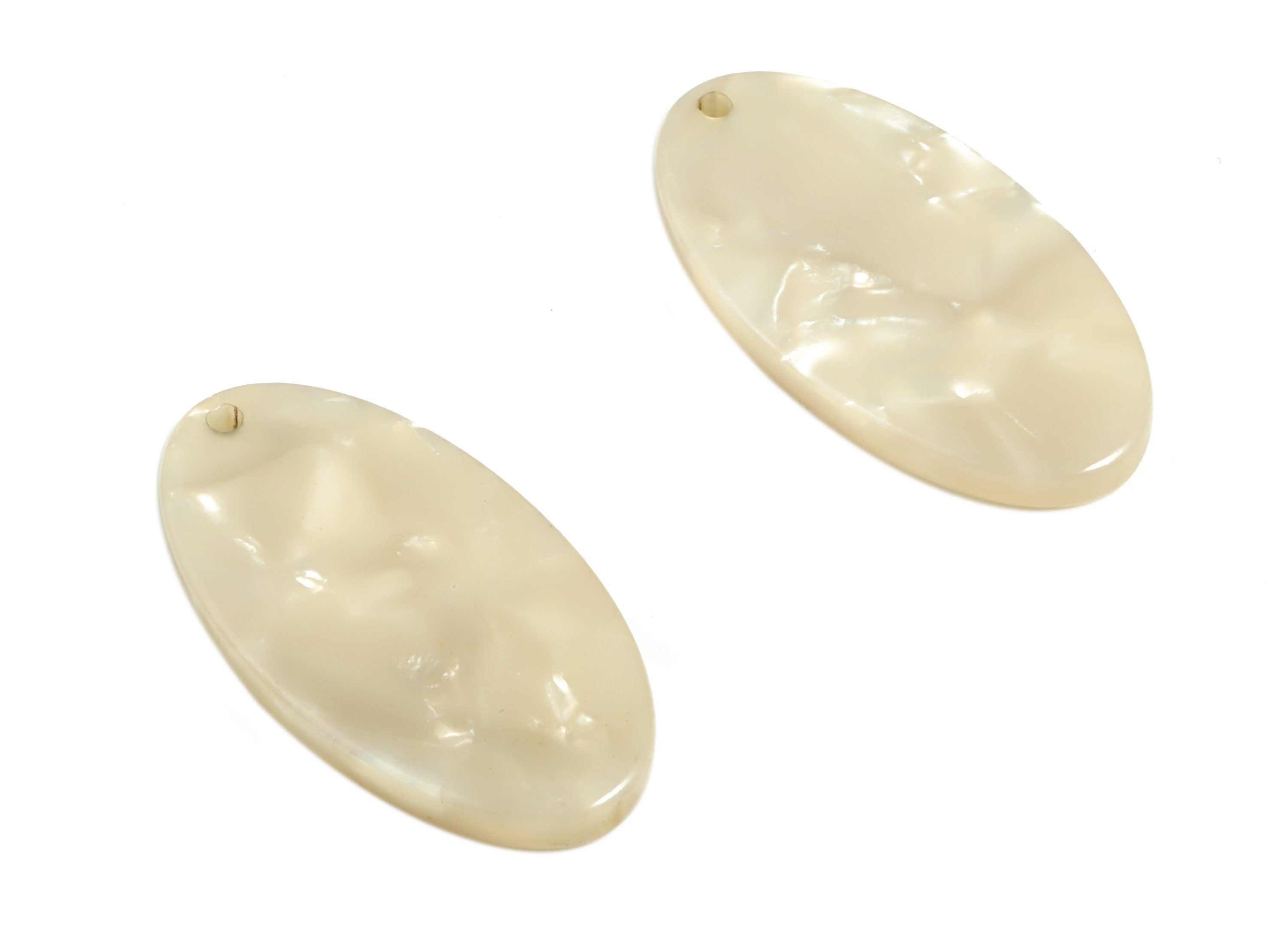 Acetate Oval Charms - Oval Earrings and Pendant - Earring Findings - Jewelry Making Supplies - Color Code: A30 - 26x13.7x2.53mm - AC1077-A30 - DOMEDBAZAAR