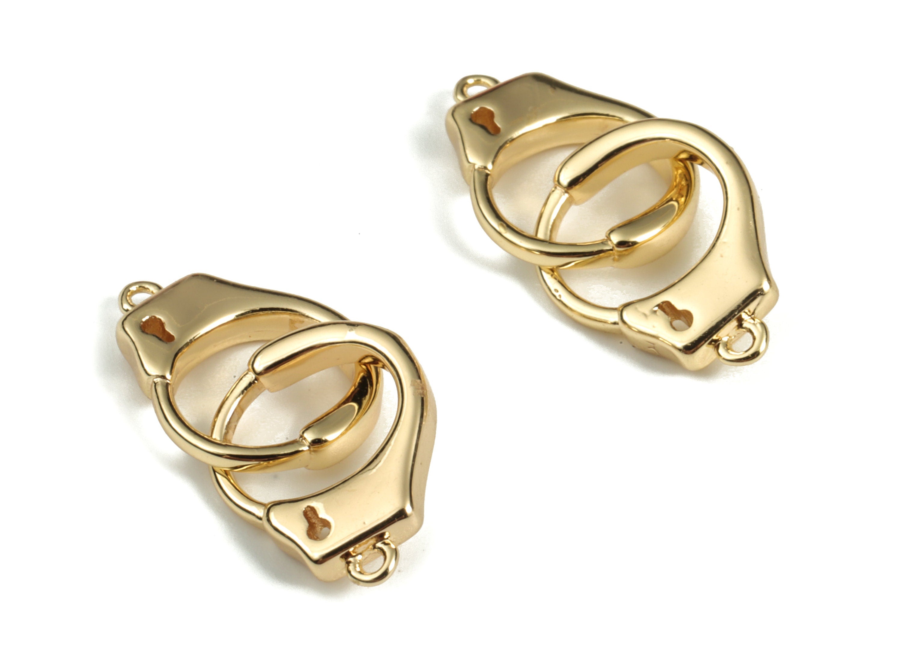 Gold Plated Toggle Clasp - 18K Gold Plated – Modern Jewelry Clasp - DIY Jewelry Making Supplies - 18.42x9.59x1.99mm - RGP3179 - DOMEDBAZAAR