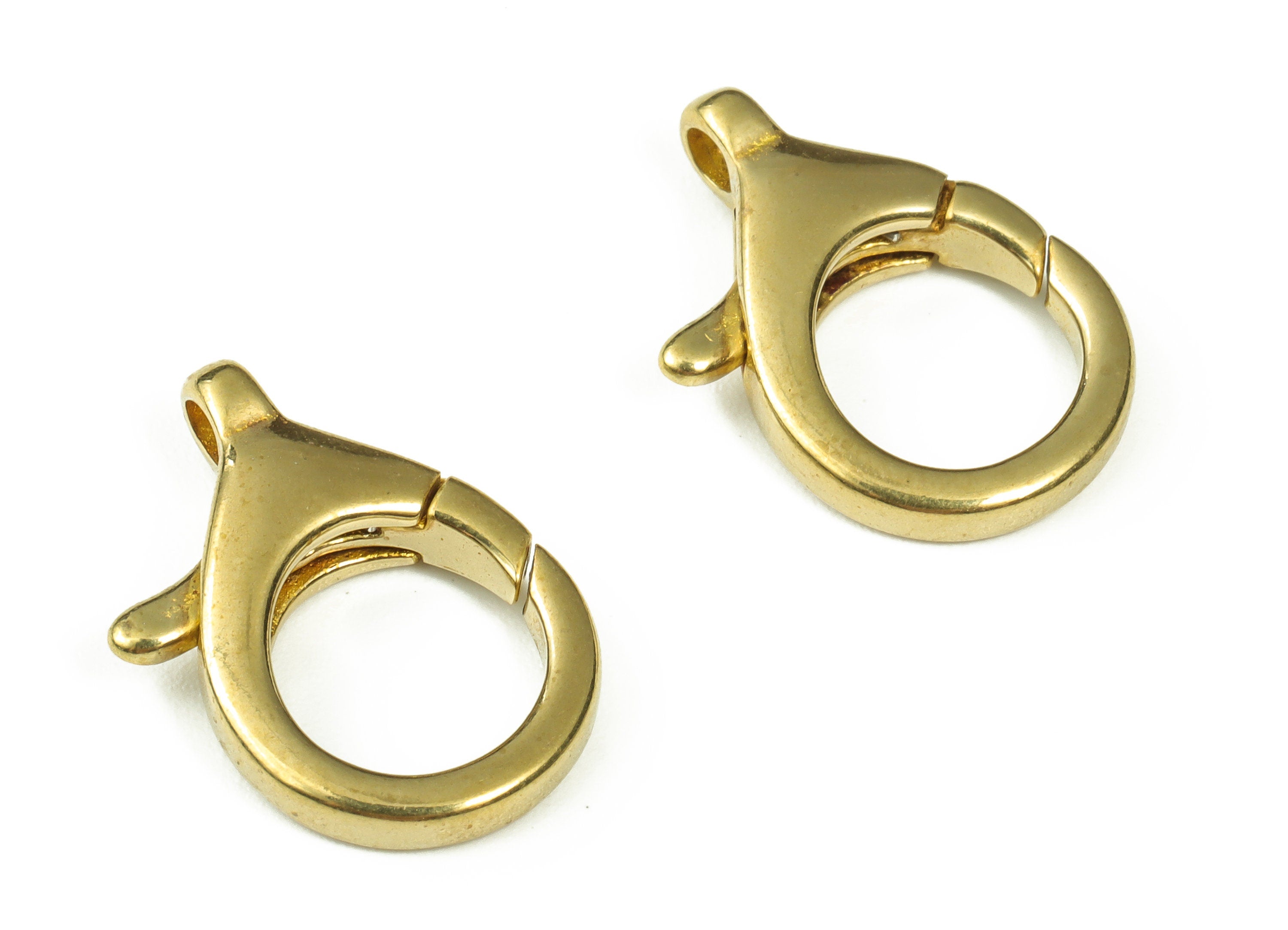 Raw Brass Lobster Claw - Brass Trigger Clasps – Jewelry Clasps - Brass Parrot Clasps - Jewelry Making Supplies - 19.93x13.29x2.39mm - PP4383 - DOMEDBAZAAR