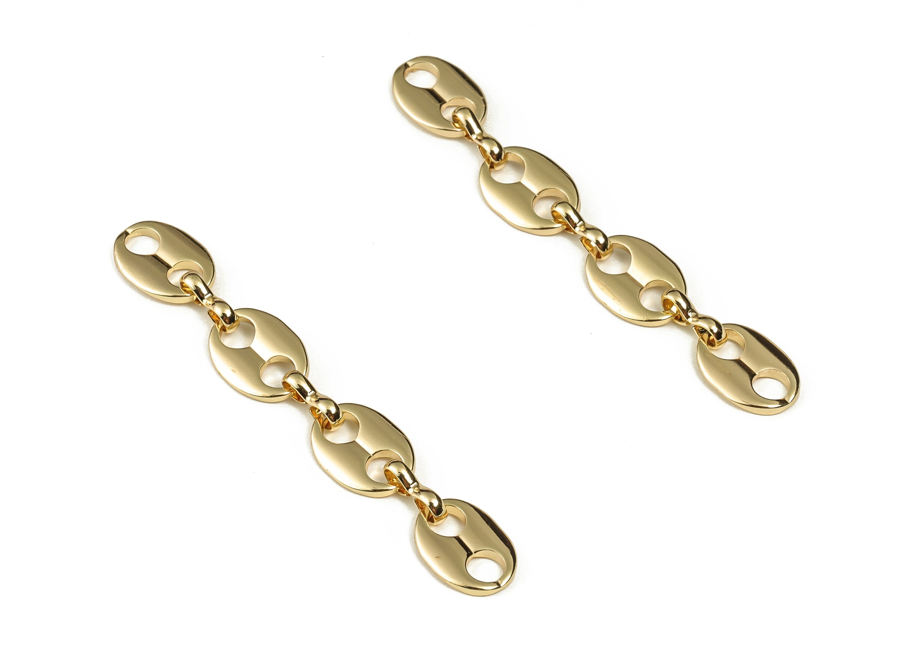 Brass Anchor Mariner Chain - Brass Link Chain - CCB Chain - 18K Real Gold Plated Brass Chain - Jewelry Supplies -58.27x7.94x1.43mm- RGP3086 - DOMEDBAZAAR