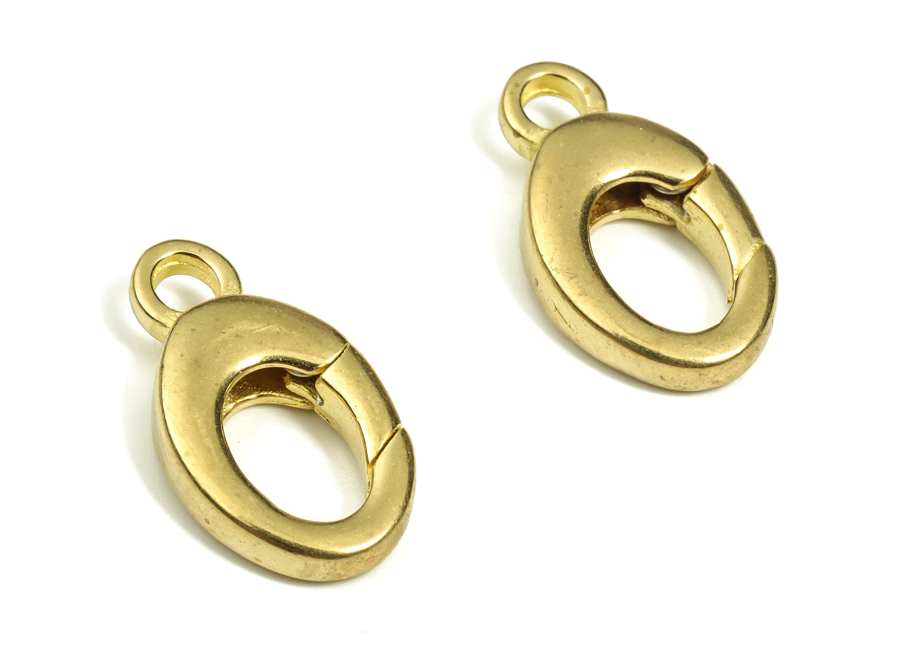 Brass Clips parrot Clasp - Raw Brass Parrot Clasps - Brass Lobster Clasps - Jewelry Making Supplies - 19.63x10.77x3.93mm - PP4444 - DOMEDBAZAAR