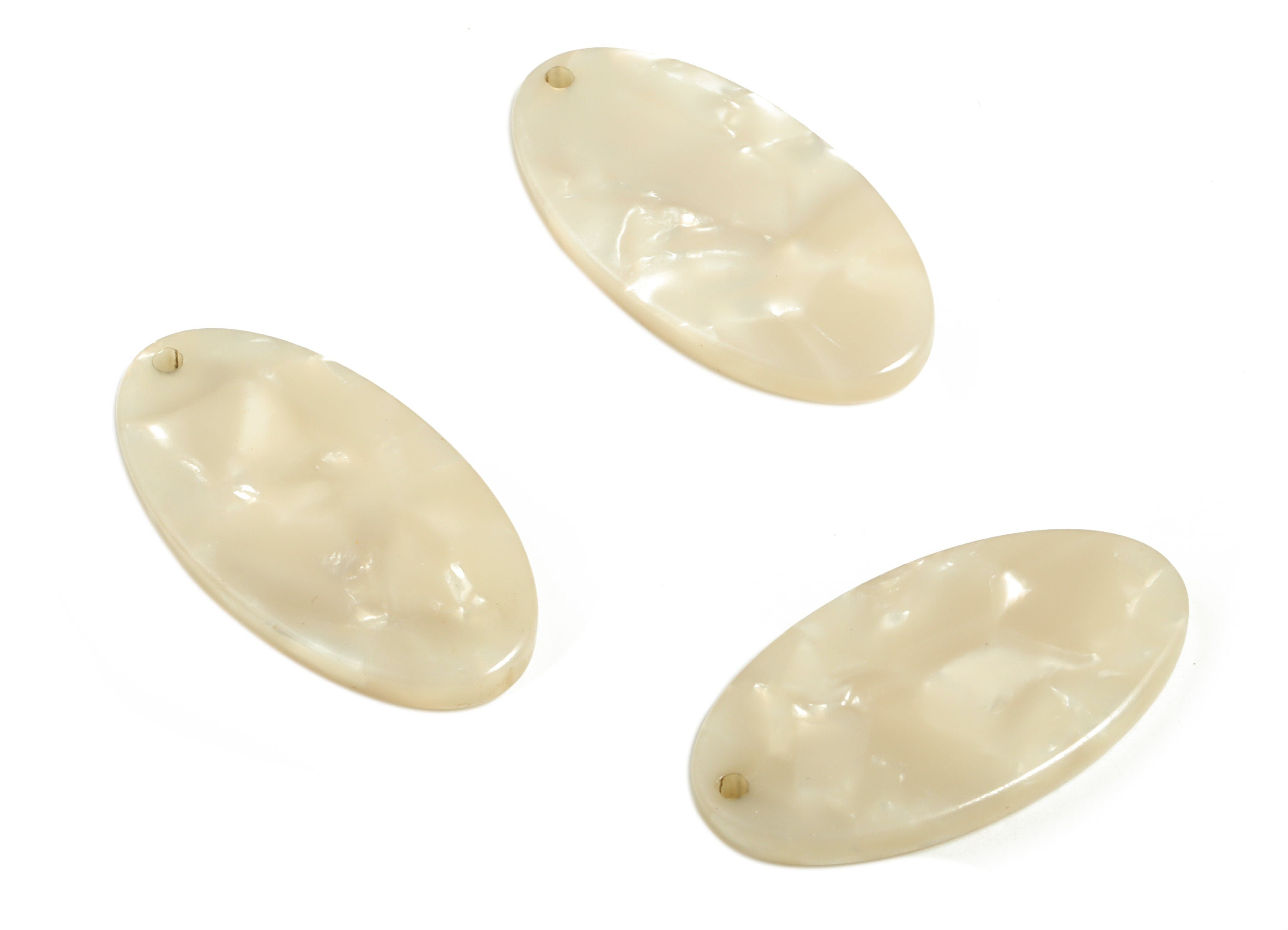 Acetate Oval Charms - Oval Earrings and Pendant - Earring Findings - Jewelry Making Supplies - Color Code: A30 - 26x13.7x2.53mm - AC1077-A30 - DOMEDBAZAAR