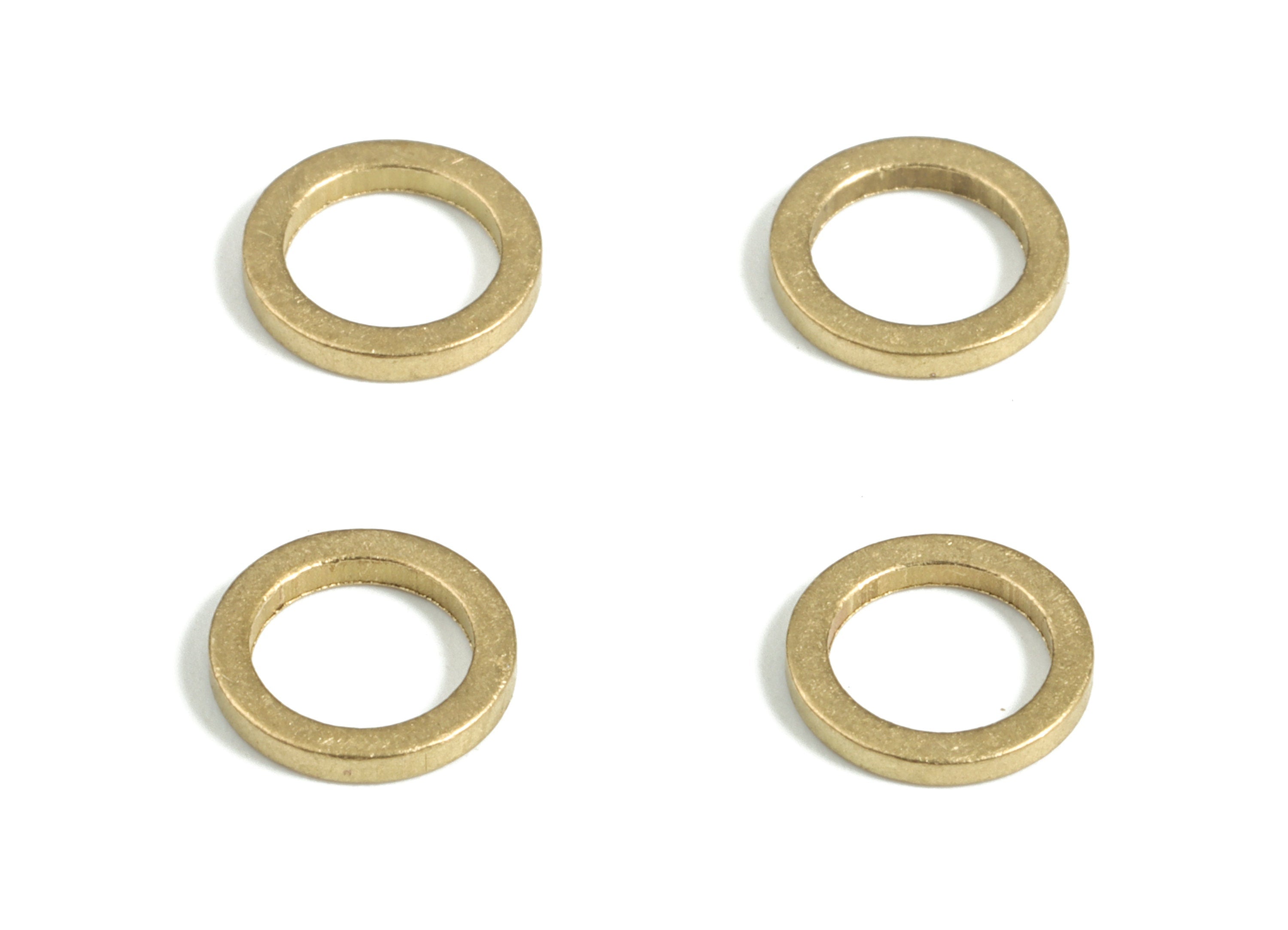 Brass Circle Connector - Raw Brass Round Pendants - Closed Loop Rings - Earring Findings - Jewelry SuPPlies - 7.0x1.0x1.0mm - PP4138-7 - DOMEDBAZAAR
