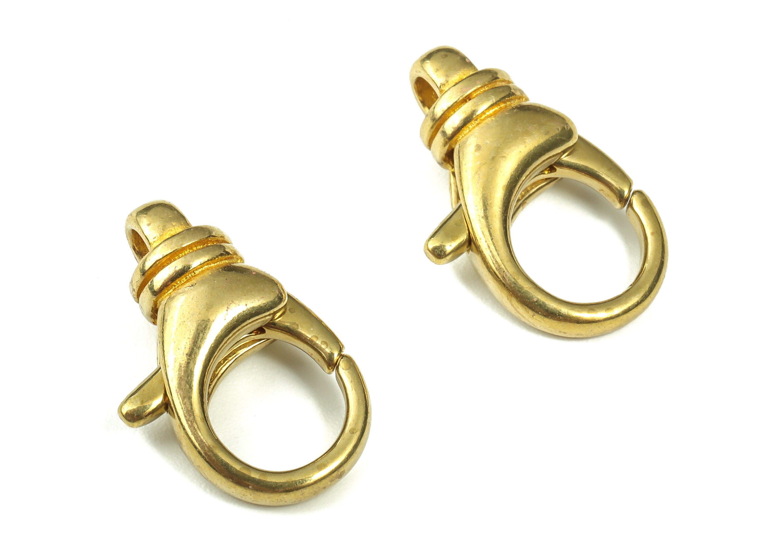Raw Brass Lobster Clasps - Brass Trigger Clasp – Jewelry Clasps - Brass Parrot Clasps - Jewelry Making Supplies - 20.25x12.19x2.64mm- PP4377 - DOMEDBAZAAR