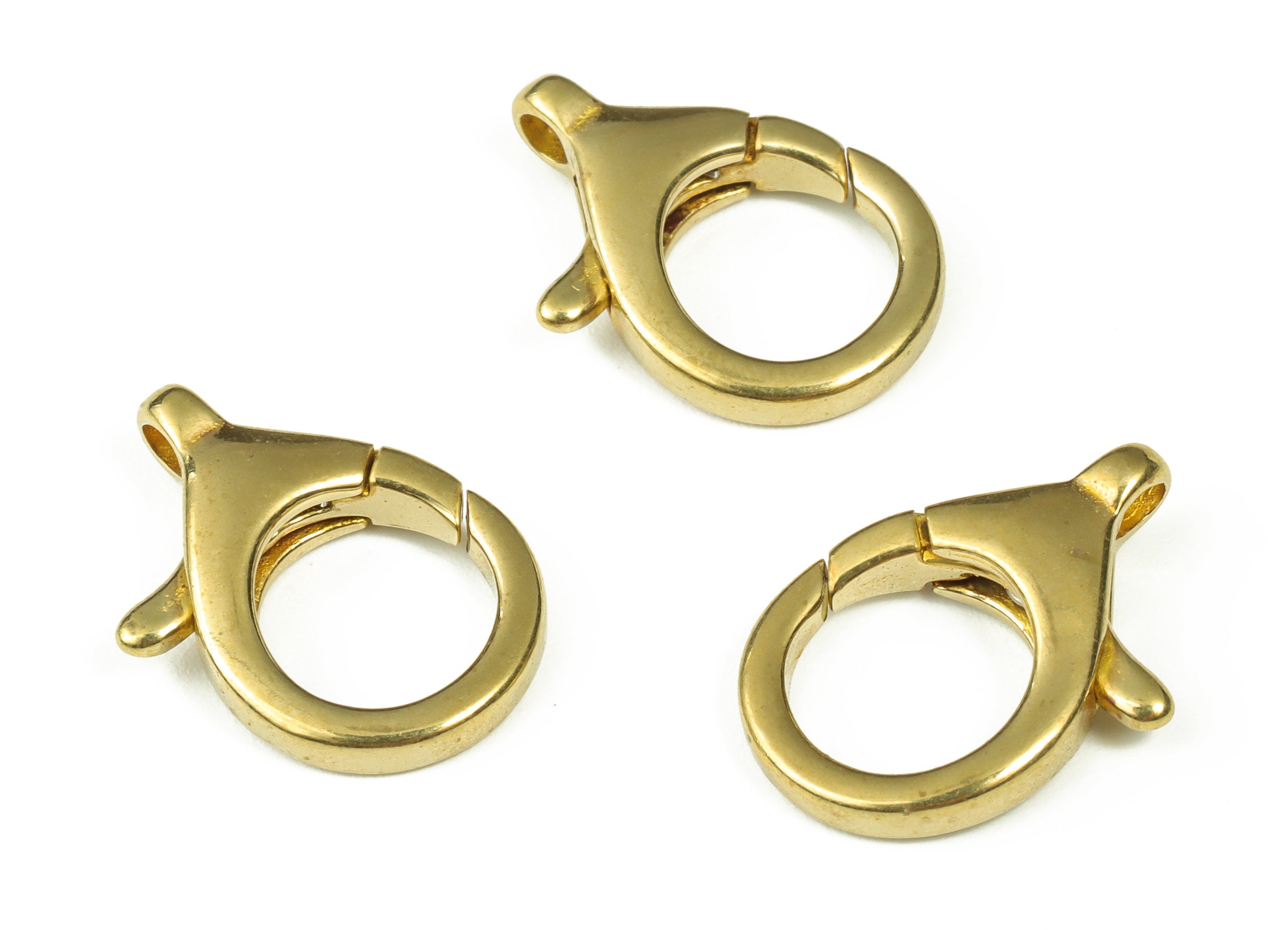Raw Brass Lobster Claw - Brass Trigger Clasps – Jewelry Clasps - Brass Parrot Clasps - Jewelry Making Supplies - 19.93x13.29x2.39mm - PP4383 - DOMEDBAZAAR