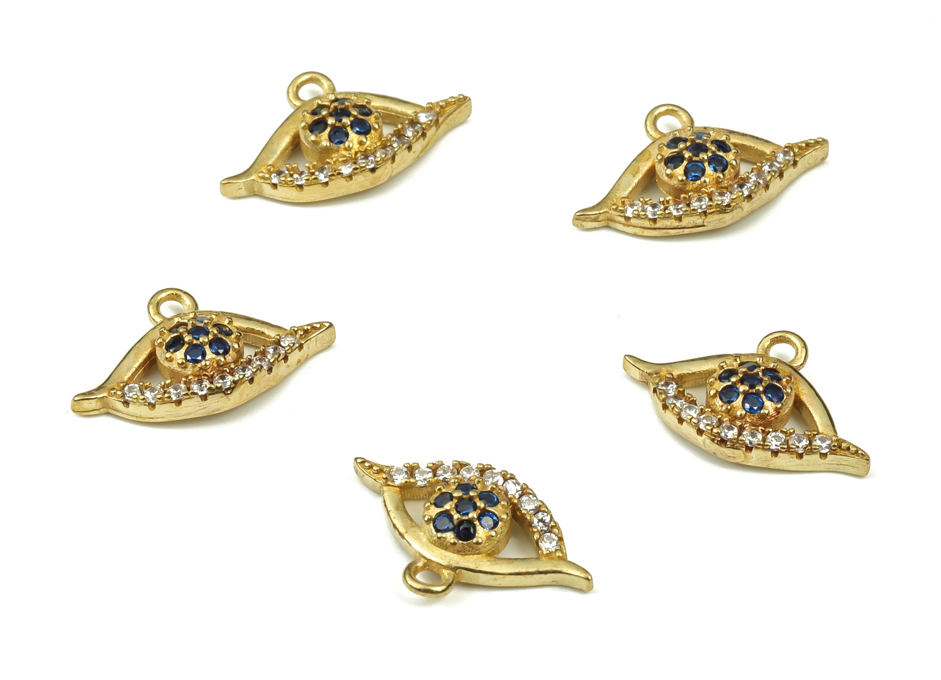 Brass Lips Earring Charms With Zircon - Raw Brass Lips Pendant - Earrings Finding - DIY Jewelry Making Supplies - 8.1x13.6x3mm - PP4418 - DOMEDBAZAAR