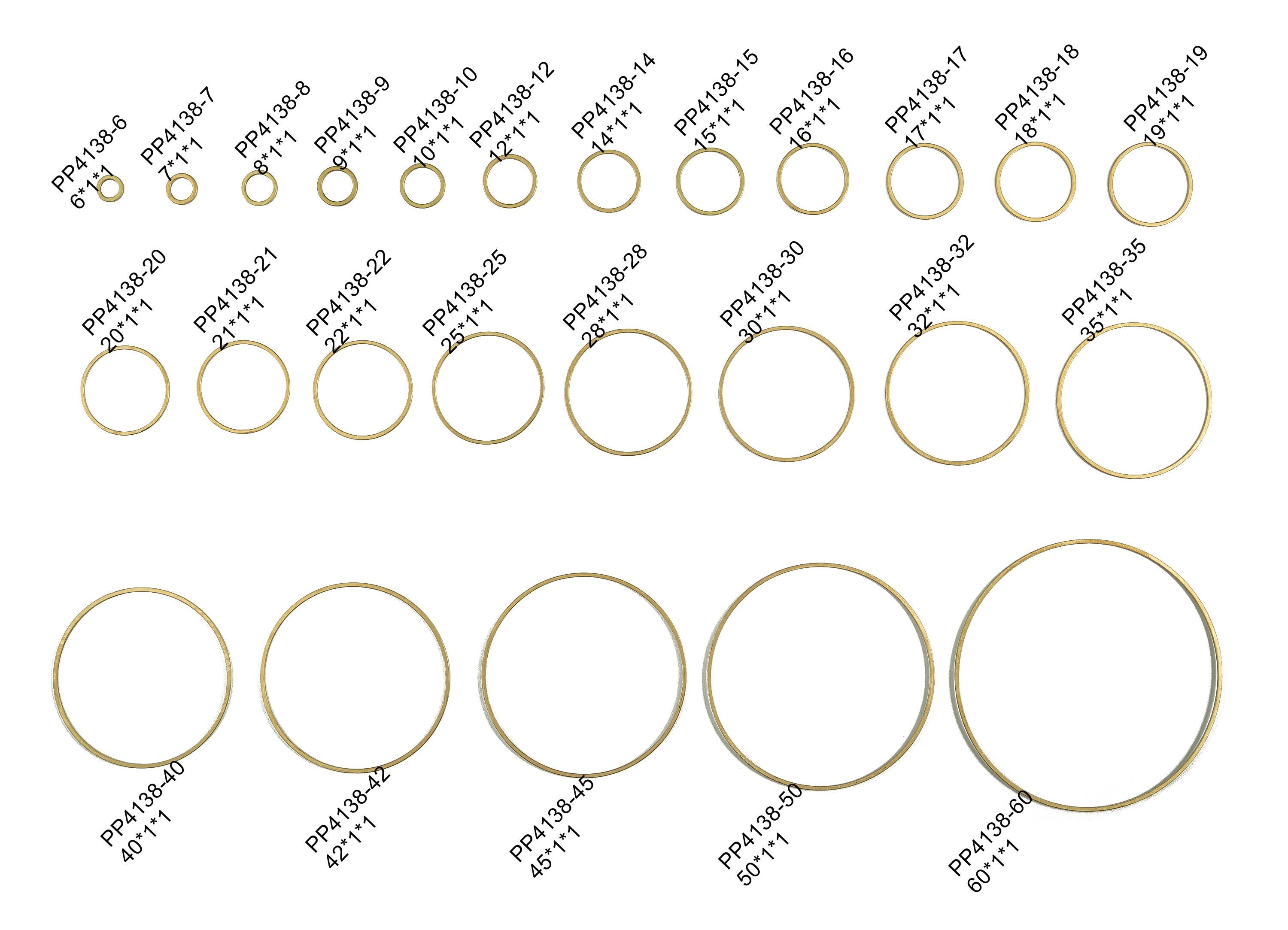 Raw Brass Circle Connector - Raw Brass Round Pendants - Closed Loop Rings - Earring Findings - Jewelry SuPPlies - 12x1.0x1.0mm - PP4138-12 - DOMEDBAZAAR