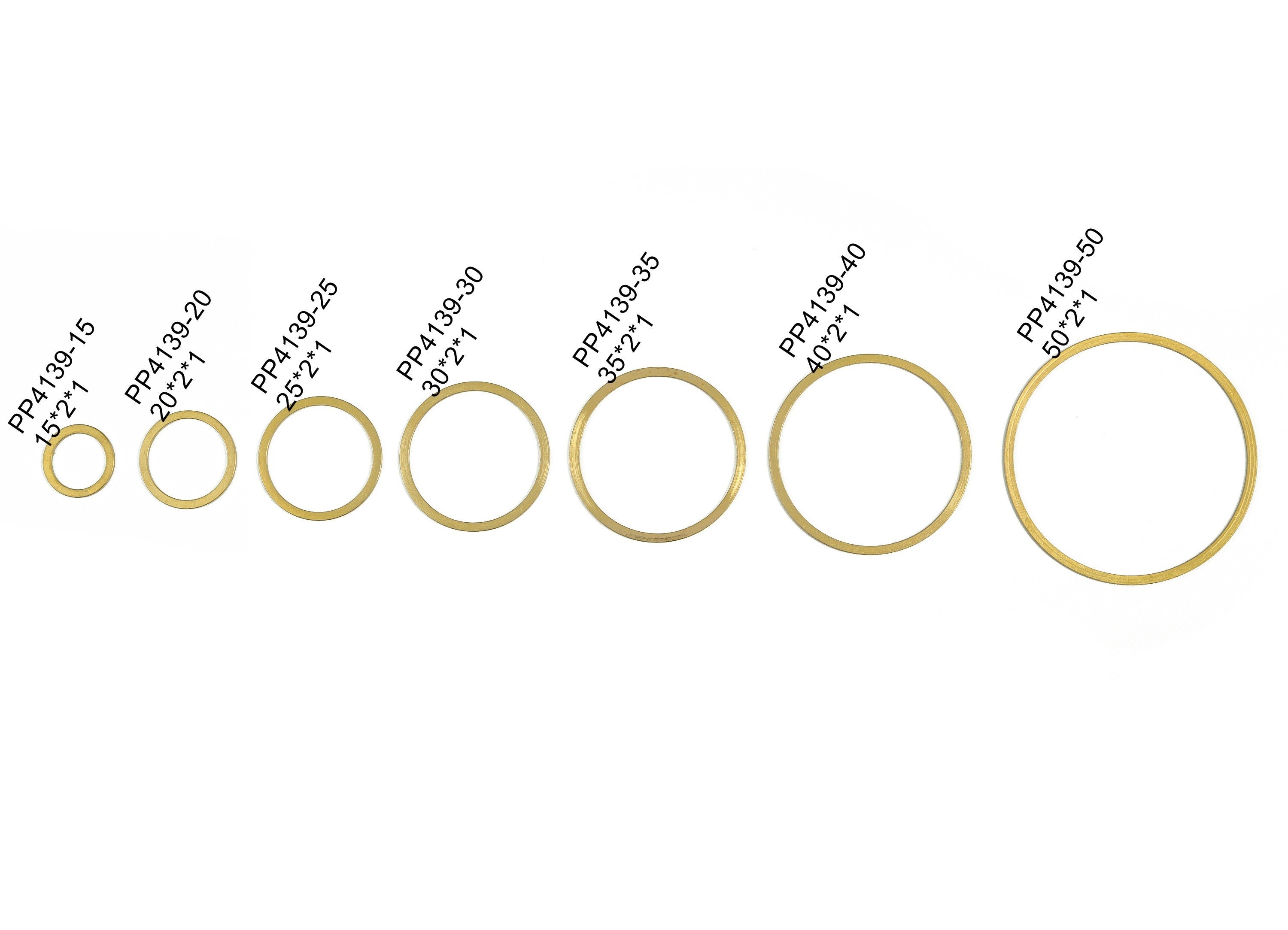 Raw Brass Circle Connector - Raw Brass Round Pendants - Closed Loop Rings - Earring Findings - Jewelry SuPPlies - 35x2.0x1.0mm - PP4139-35 - DOMEDBAZAAR
