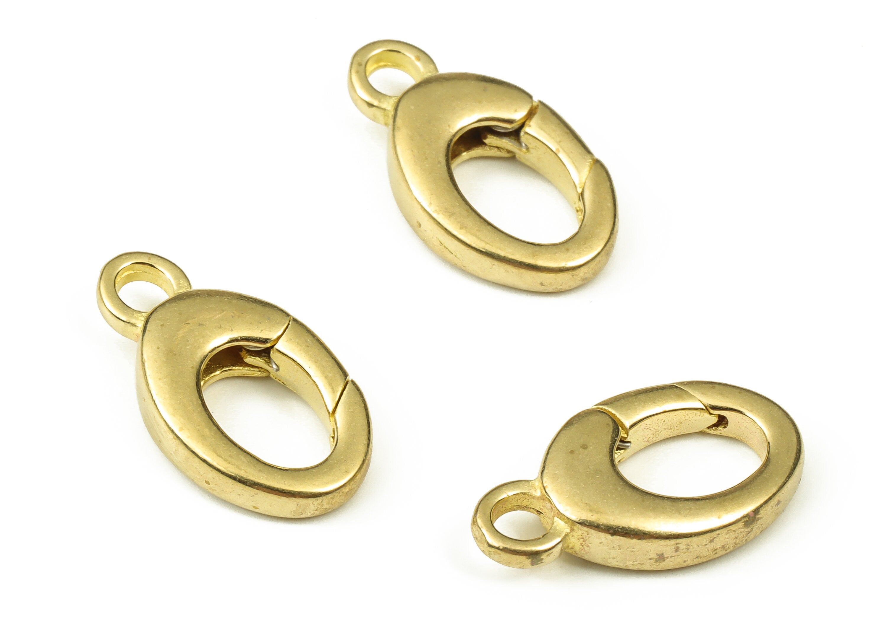 Brass Clips parrot Clasp - Raw Brass Parrot Clasps - Brass Lobster Clasps - Jewelry Making Supplies - 19.63x10.77x3.93mm - PP4444 - DOMEDBAZAAR
