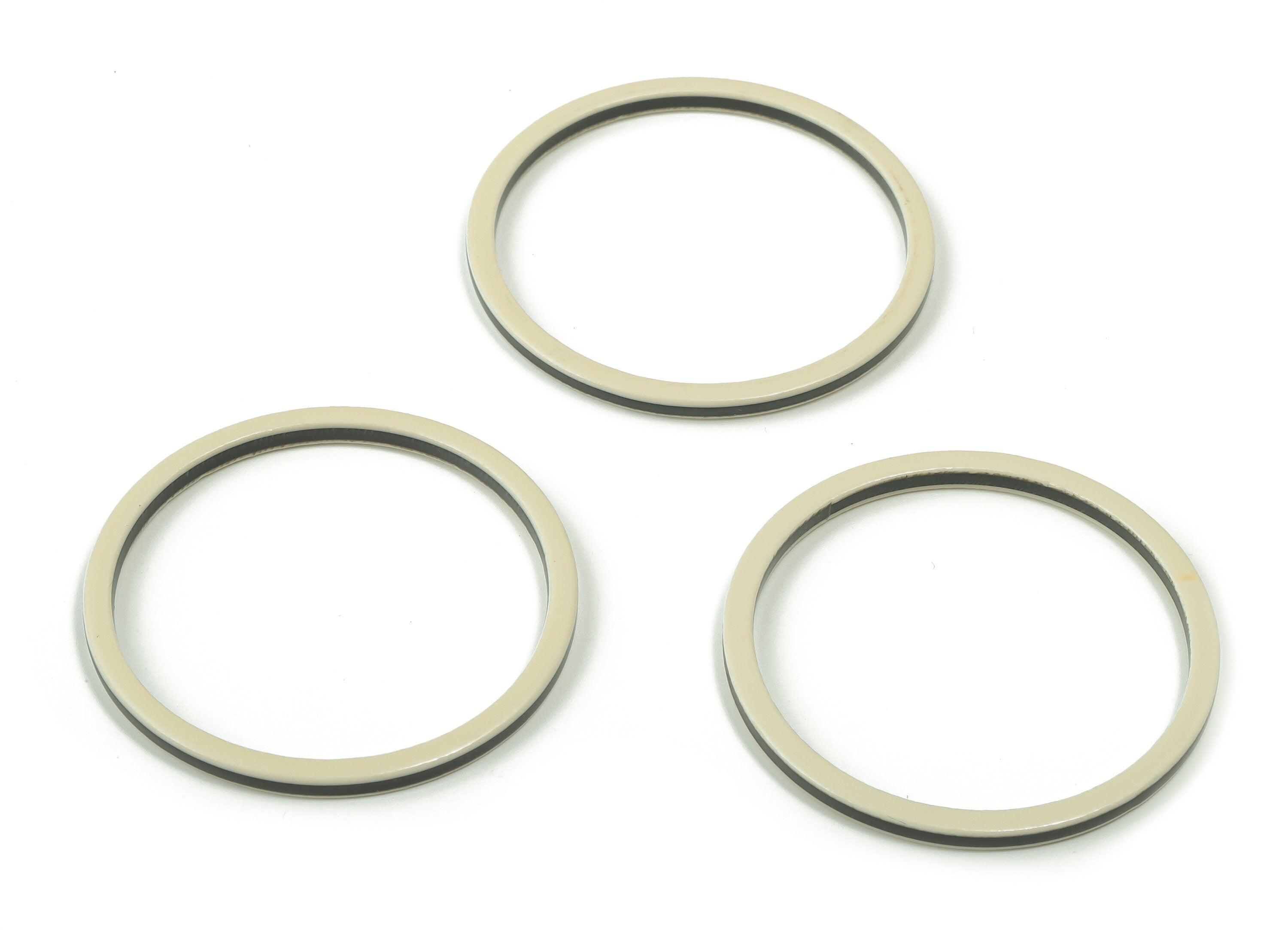Acrylic Hoop Earring Connector - Acrylic Circle Pendant - No Hole - Jewelry Supplies - Color Code: A717 - 43.54x42.65x2.75mm - AC2355-A717 - DOMEDBAZAAR