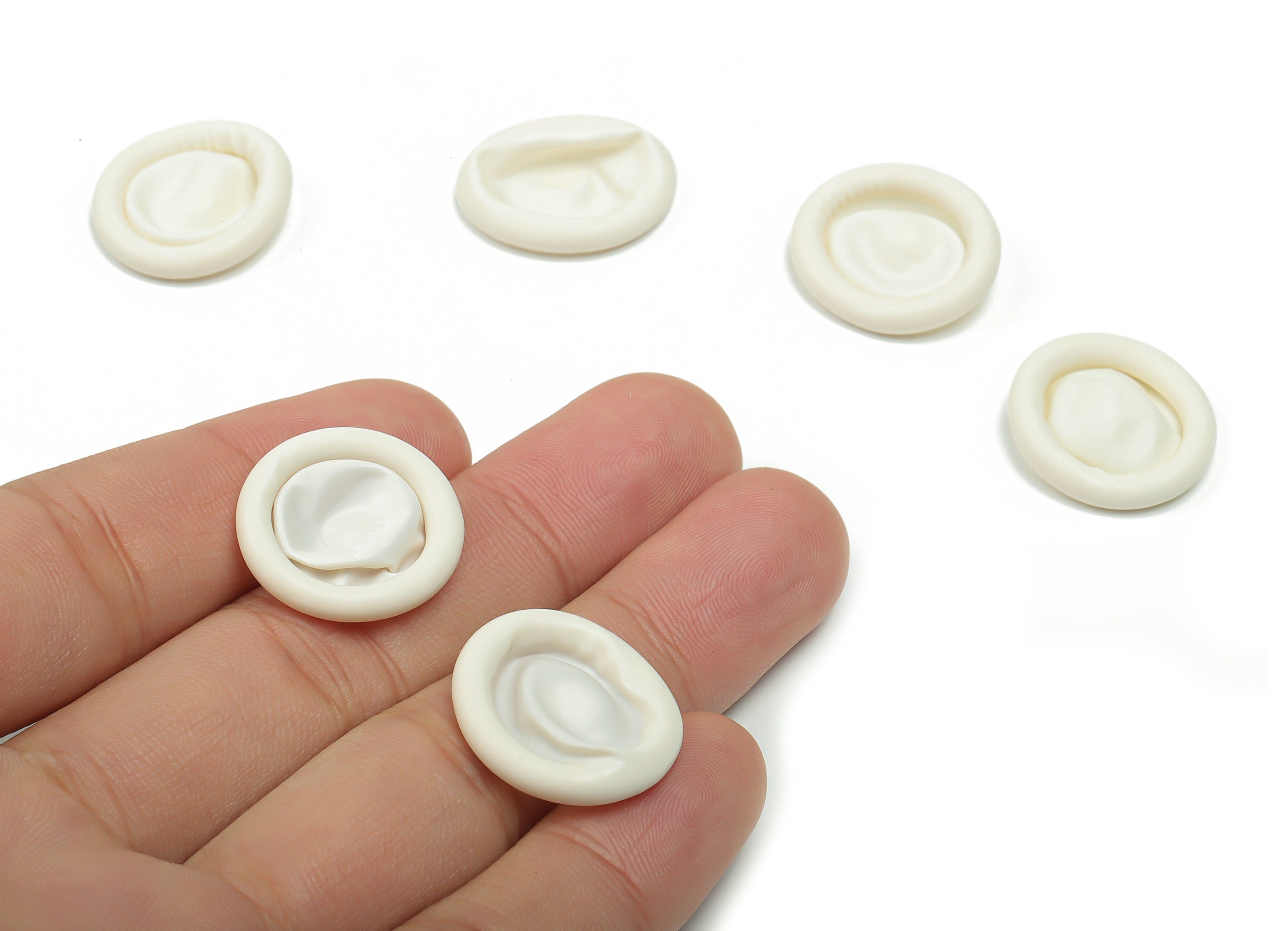 Finger Glove - Anti fingermark - Disposable Protective Waterproof Powder Free Latex Finger Glove - Jewellery Making Finger - 20x20mm- HM1048 - DOMEDBAZAAR
