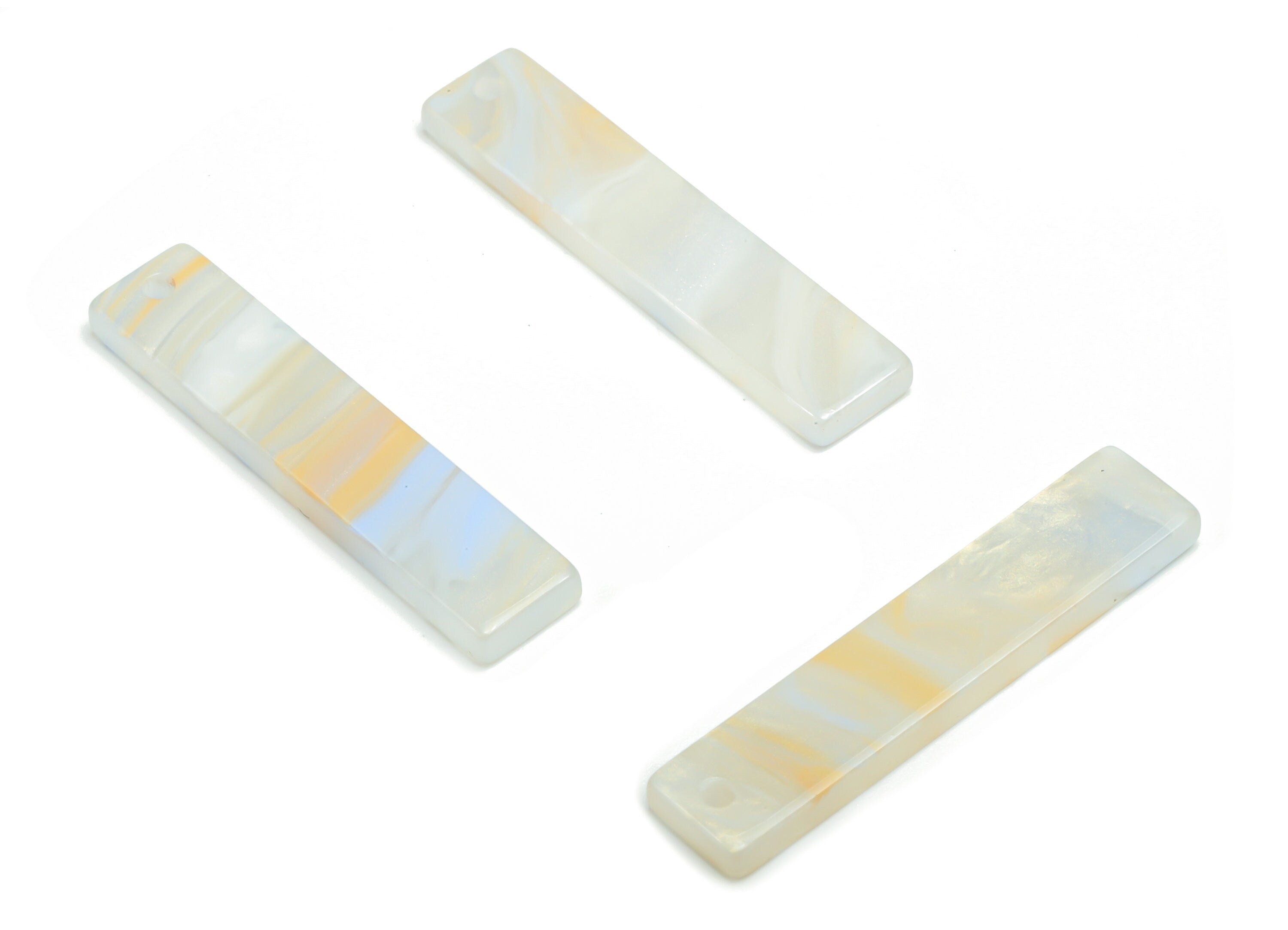 Acrylic Stick & Bar Earring Charms - Acrylic Stick Pendant - Jewelry Making Supplies - Color Code: A792 - 34.05x7.12x2.43mm - AC1026-A792 - DOMEDBAZAAR