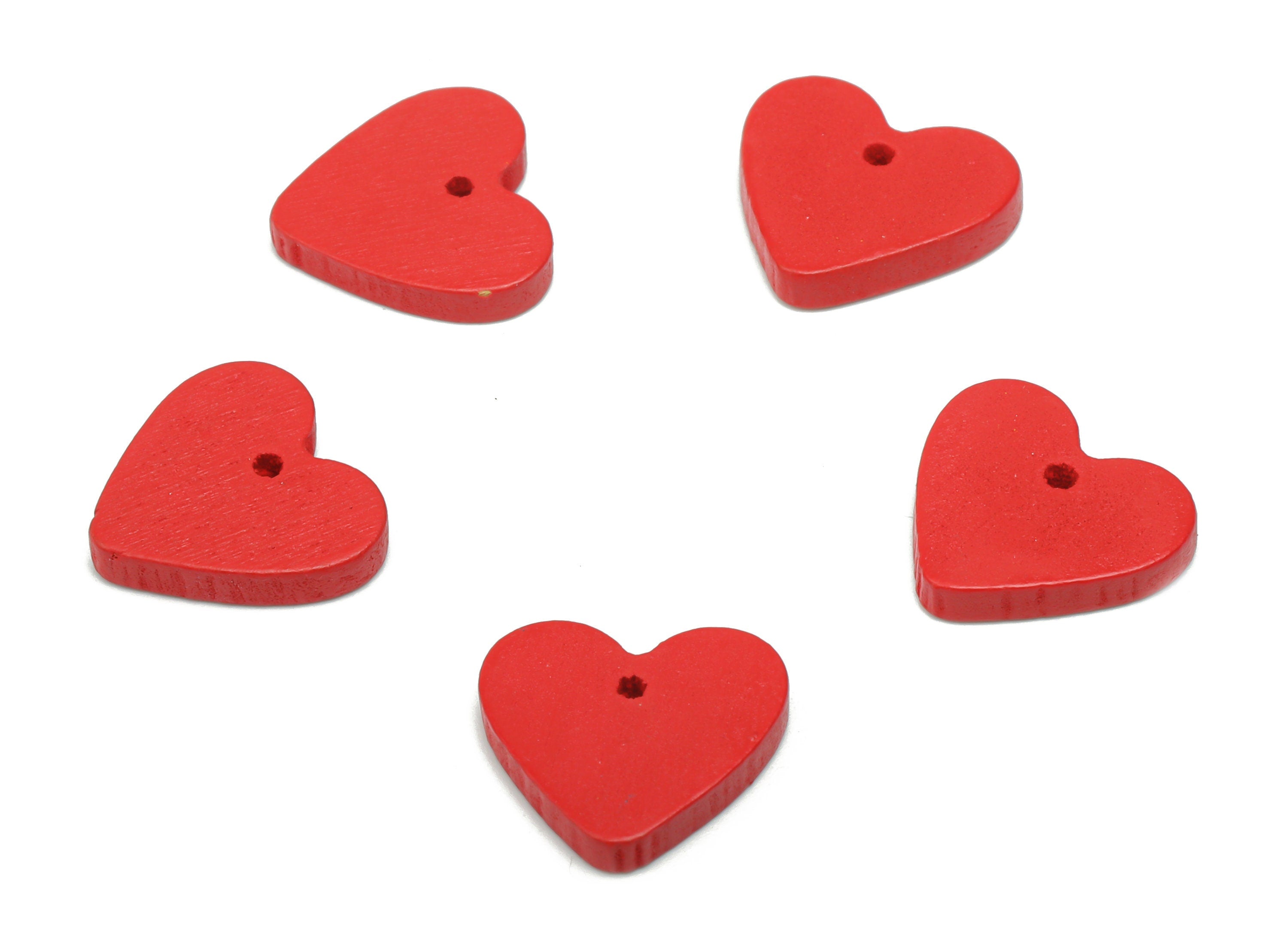 Poplar Plywood Heart Earring Charms - Poplar Plywood Heart Pendant - DIY Jewelry Making Supplies - 12.05x12.93x2.02mm - BB1156B - DOMEDBAZAAR