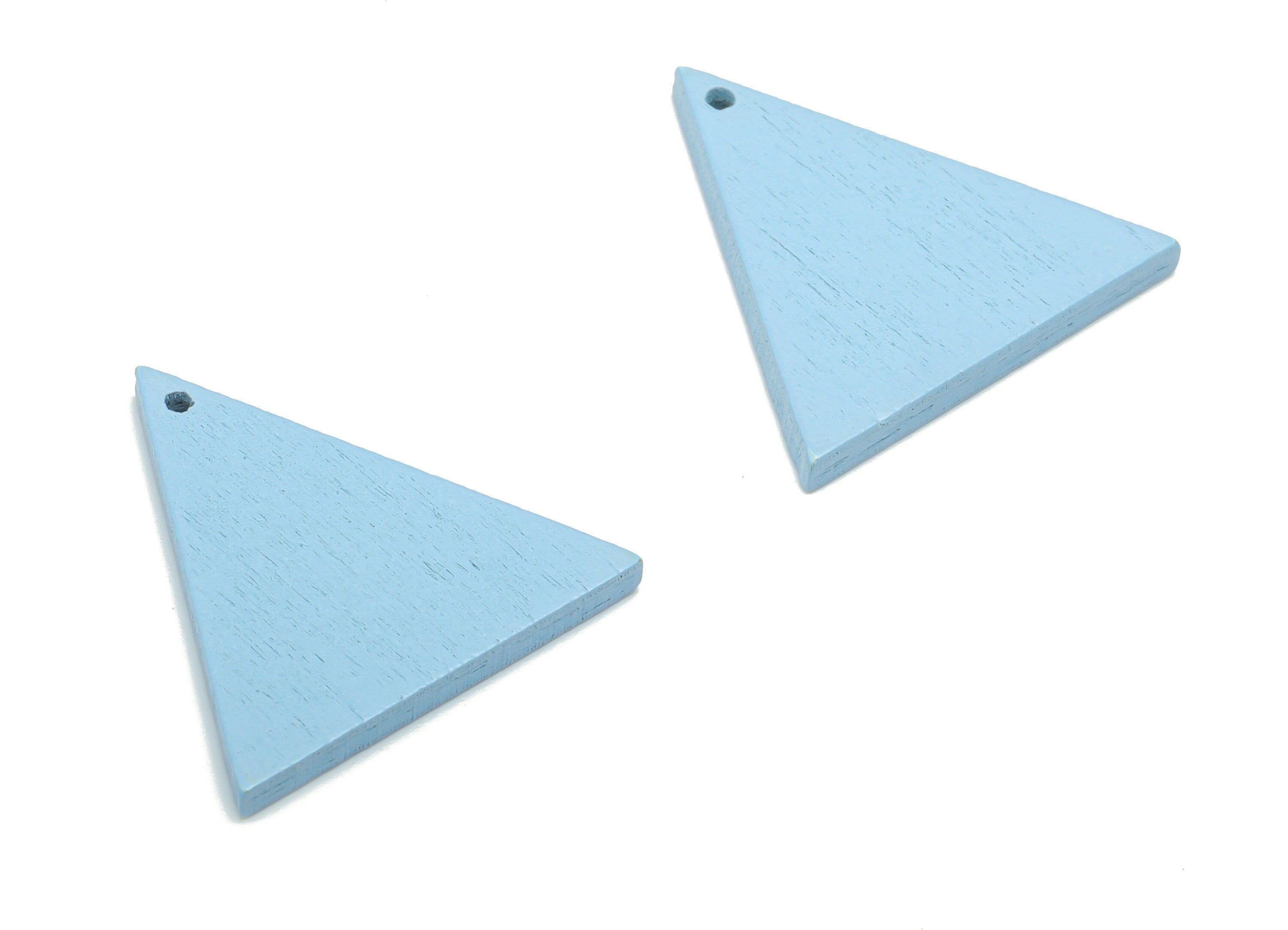 Poplar Plywood Triangle Earring Charms - Poplar Plywood Triangle Pendant - DIY Jewelry Making Supplies - 20.34x20.2x1.52mm - BB1162B - DOMEDBAZAAR