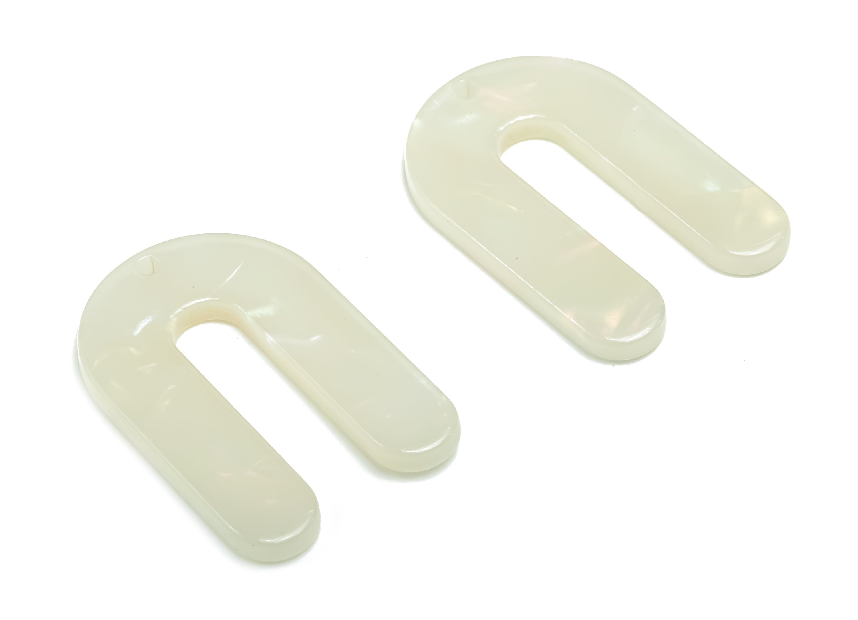 Acetate U Earring Charms - Acetate U Pendant - Jewelry Making Supplies - Color Code:786 - 32.43x21.71x2.66mm - AC1969-A786 - DOMEDBAZAAR