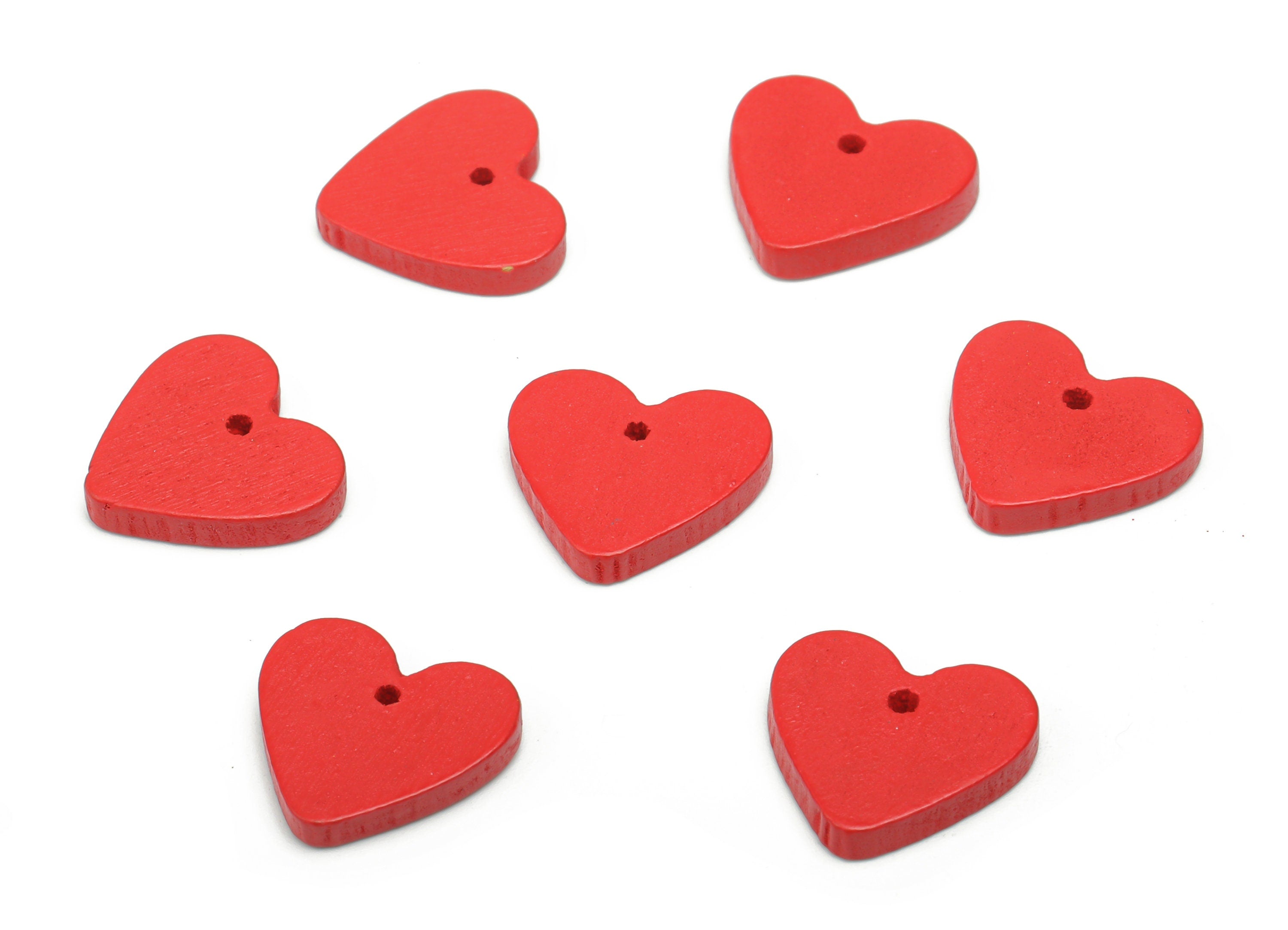 Poplar Plywood Heart Earring Charms - Poplar Plywood Heart Pendant - DIY Jewelry Making Supplies - 12.05x12.93x2.02mm - BB1156B - DOMEDBAZAAR