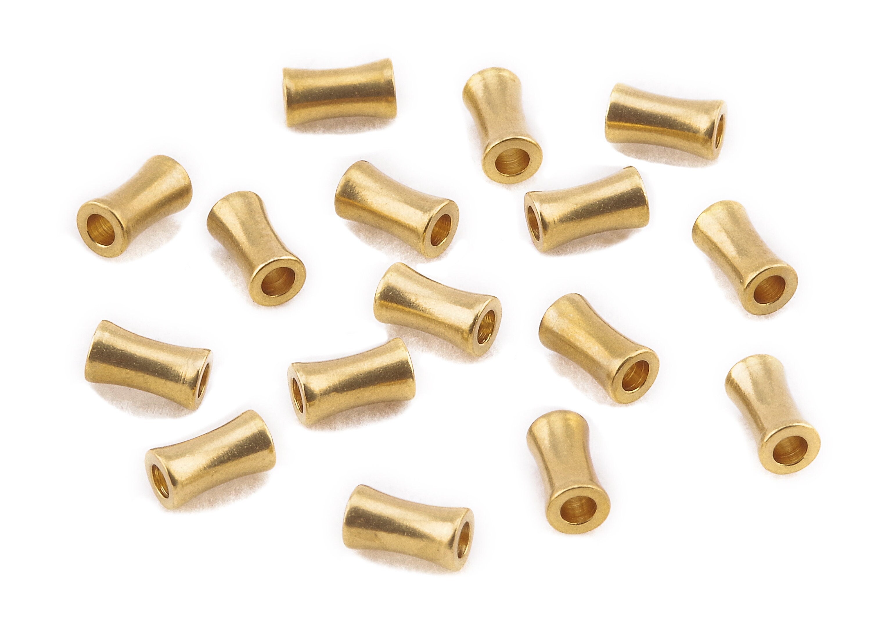 Brass Connector Spacer Beads - Raw Brass Connector Spacer Beads - Spacer Connectors - Jewelry Supplies - 5.4x2.99mm - PP2270 - DOMEDBAZAAR