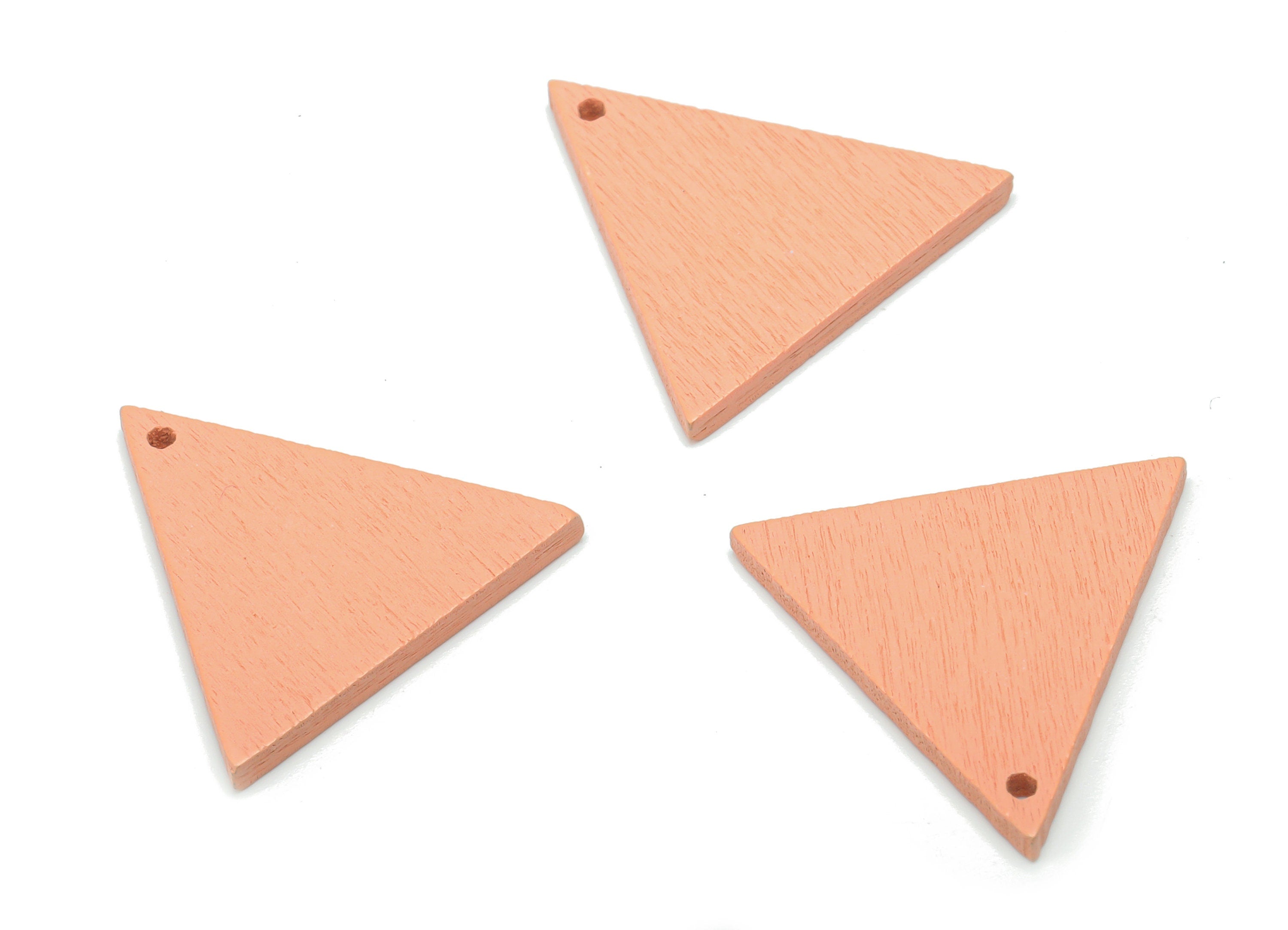 Poplar Plywood Triangle Earring Charms - Poplar Plywood Triangle Pendant - DIY Jewelry Making Supplies - 20.34x20.2x1.52mm - BB1162A - DOMEDBAZAAR
