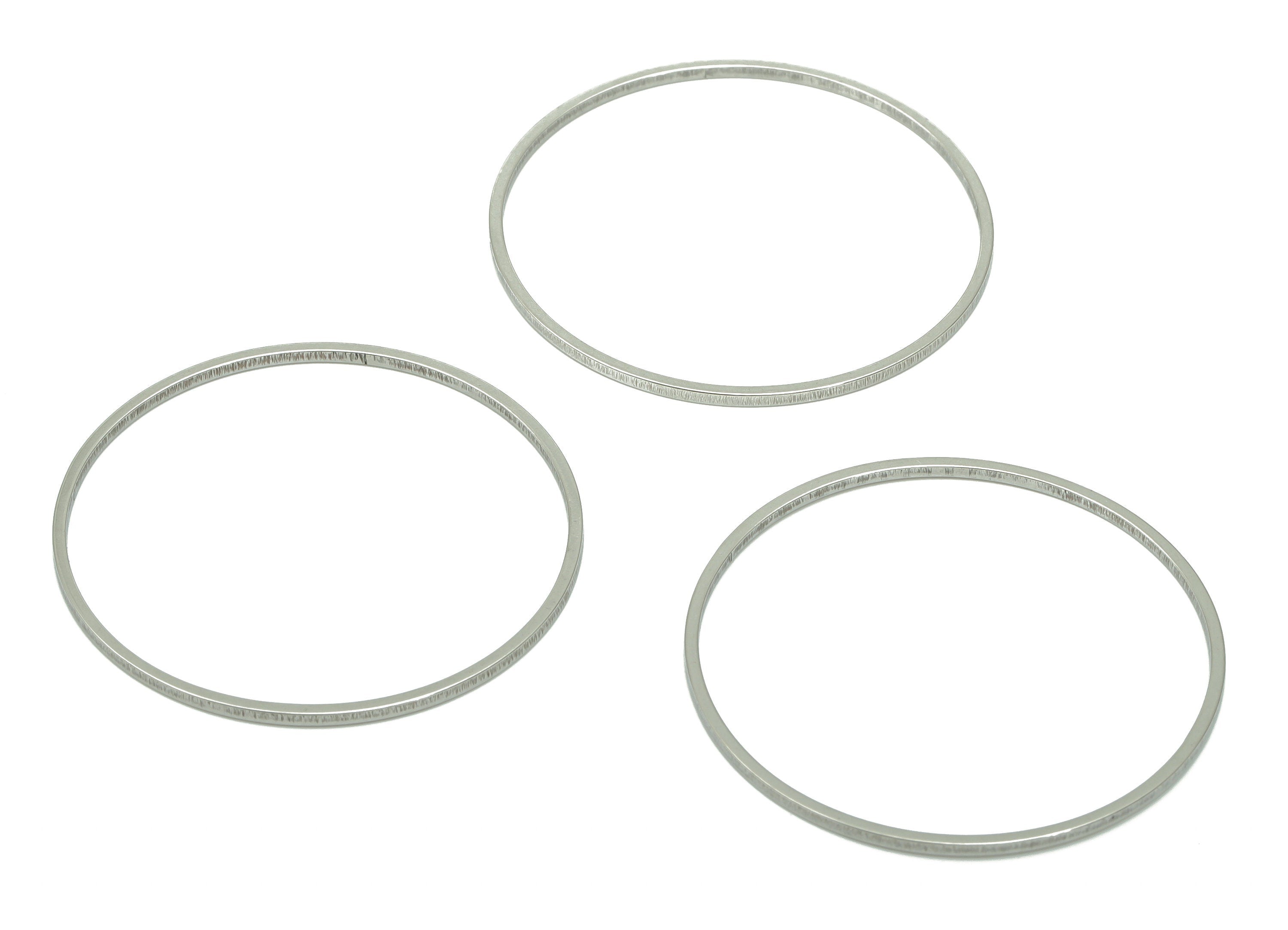 Stainless Steel 201 Round Hoop Connector - 32*1*1mm - Stainless Steel 201 Circle Ring Links - Jewelry Supplies - 31.84x31.84x1mm - SS1367-32 - DOMEDBAZAAR