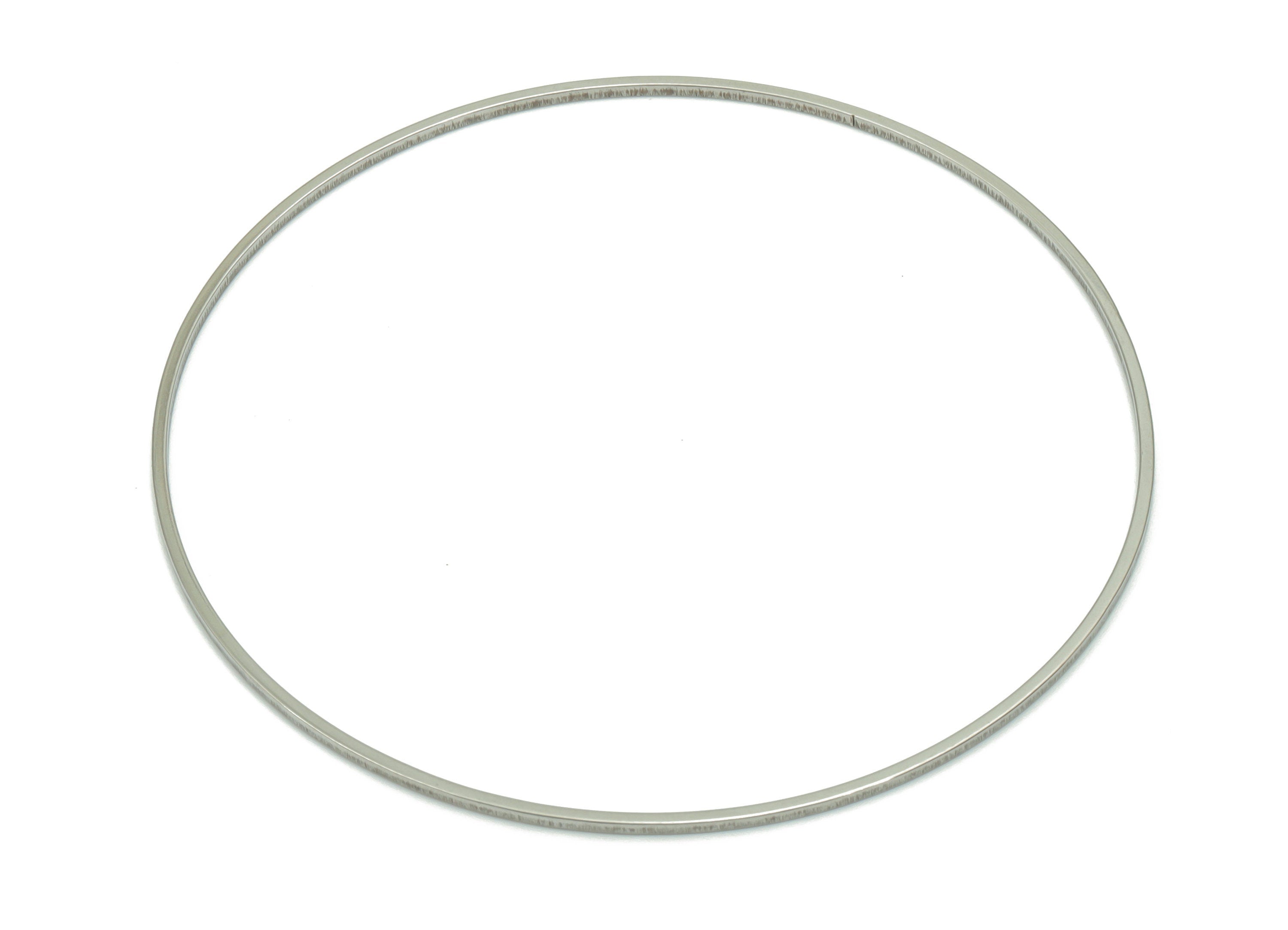 Stainless Steel 201 Round Hoop Connector - 60*1*1mm - Stainless Steel 201 Circle Ring Links - Jewelry Supplies - 59.93x59.93x1mm - SS1367-60 - DOMEDBAZAAR