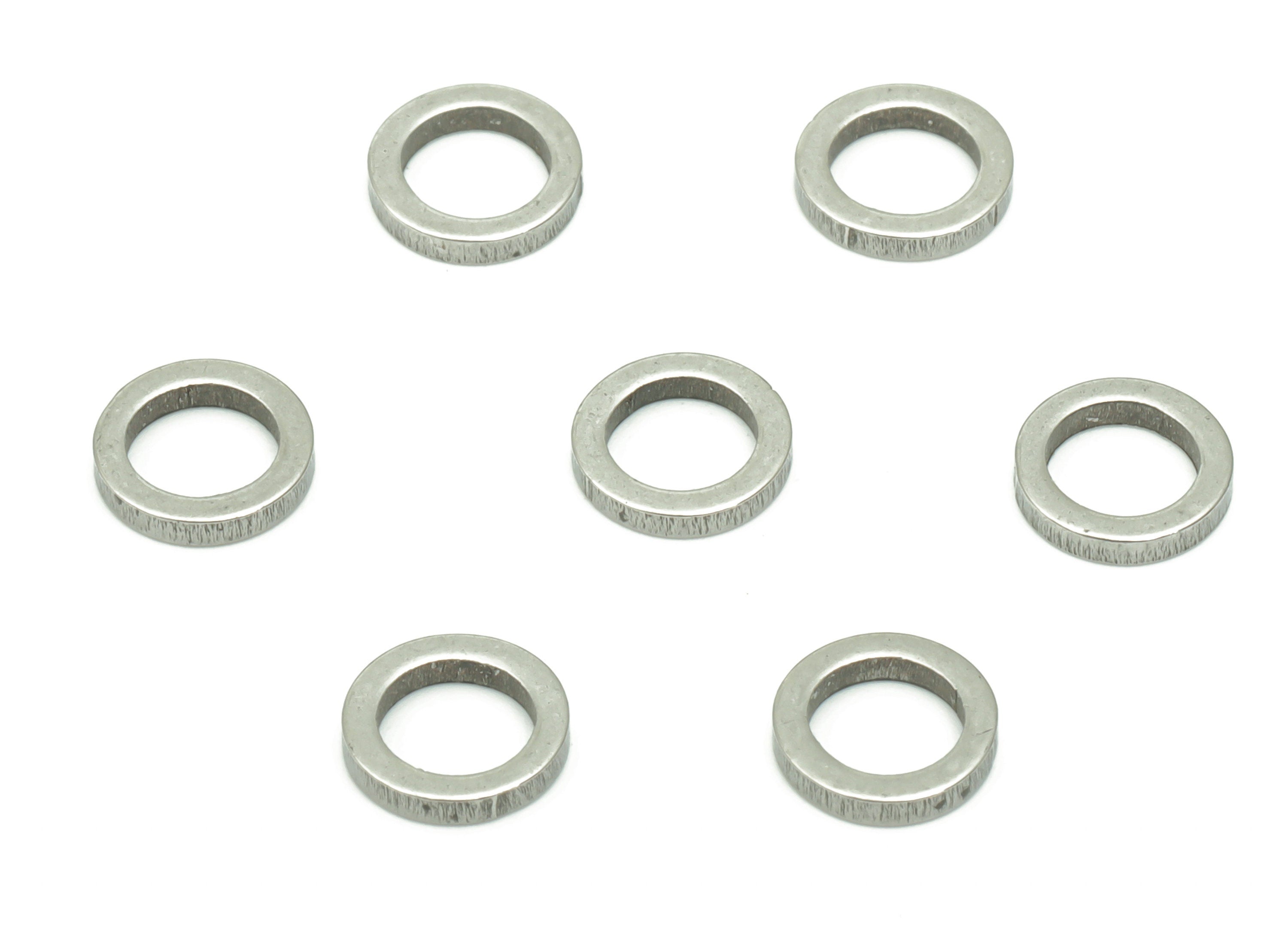 Stainless Steel 201 Round Hoop Connector - 6*1*1mm - Stainless Steel 201 Circle Ring Links - Jewelry Supplies - 6.02x6.02x1mm - SS1367-6 - DOMEDBAZAAR