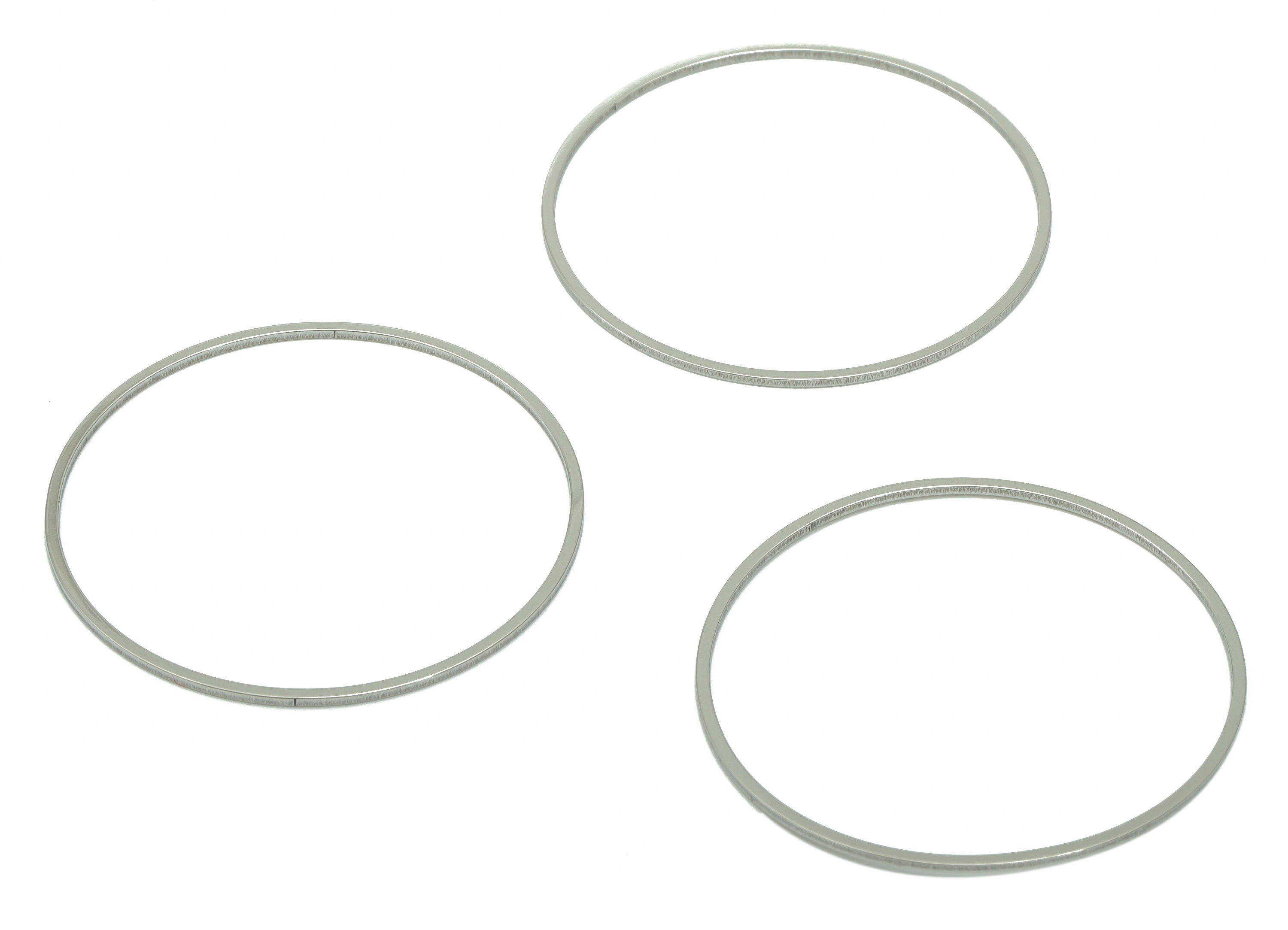 Stainless Steel 201 Round Hoop Connector - 35*0.8*0.8mm - Stainless Steel 201 Ring Links - Jewelry Supplies - 34.84x34.84x0.8mm - SS1368-35 - DOMEDBAZAAR