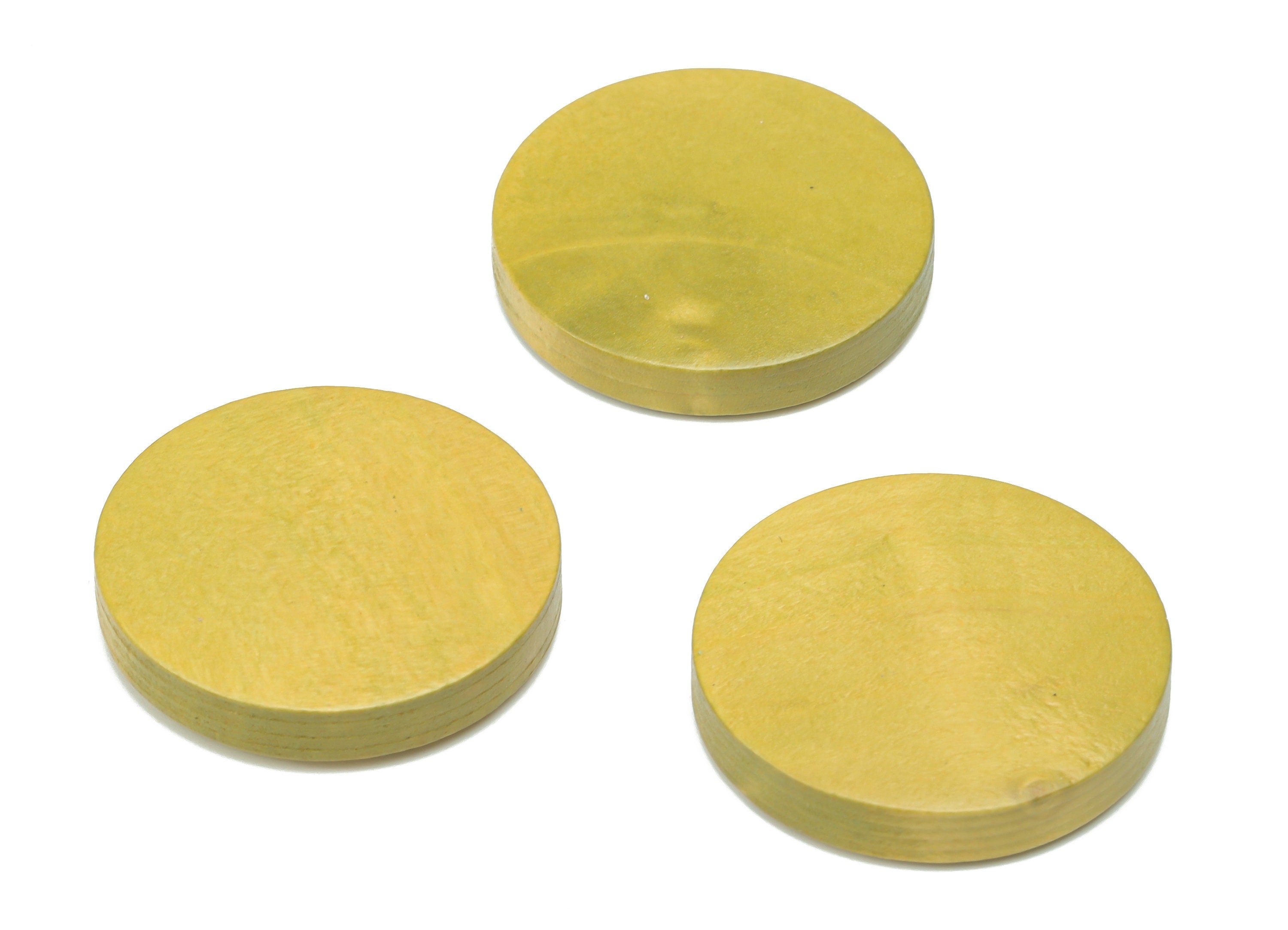 Hemu Wood Round Decorate - Hemu Wood Circle Disc - DIY Jewelry Making Supplies - 24.68x24.68x5.13mm - BB1183B - DOMEDBAZAAR