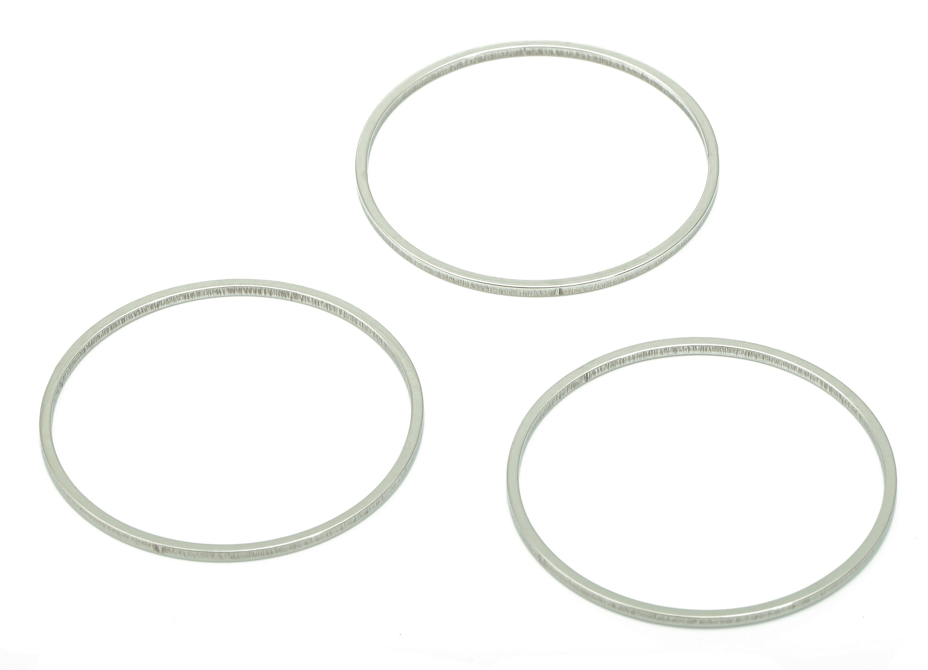 Stainless Steel 201 Round Hoop Connector - 28*1*1mm - Stainless Steel 201 Circle Ring Links - Jewelry Supplies - 27.82x27.82x1mm - SS1367-28 - DOMEDBAZAAR