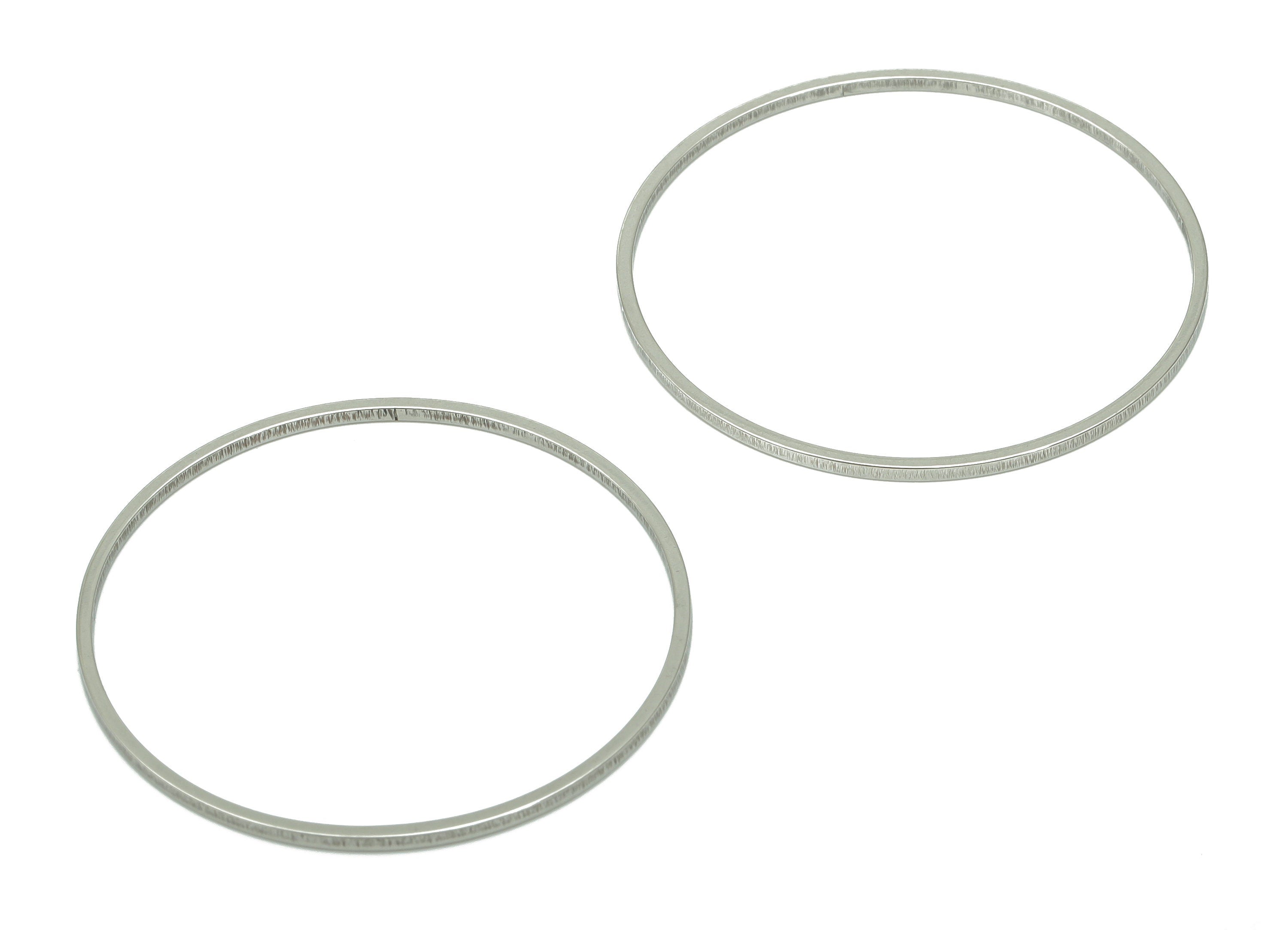 Stainless Steel 201 Round Hoop Connector - 32*1*1mm - Stainless Steel 201 Circle Ring Links - Jewelry Supplies - 31.84x31.84x1mm - SS1367-32 - DOMEDBAZAAR