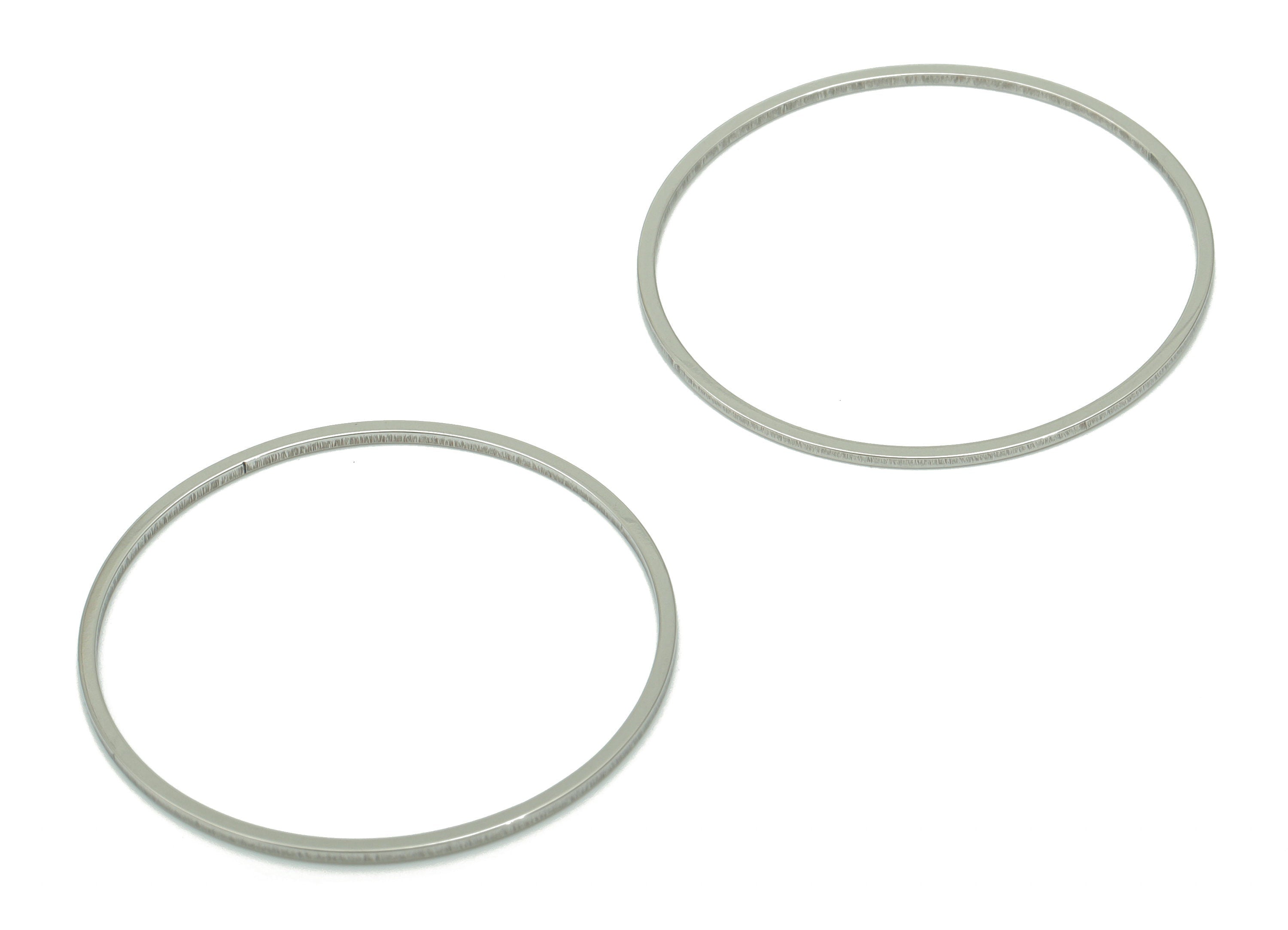 Stainless Steel 201 Round Hoop Earring Connector - 30*0.8*0.8mm - Stainless Steel 201 Circle Ring Links - 29.66x29.66x0.76mm - SS1368-30 - DOMEDBAZAAR